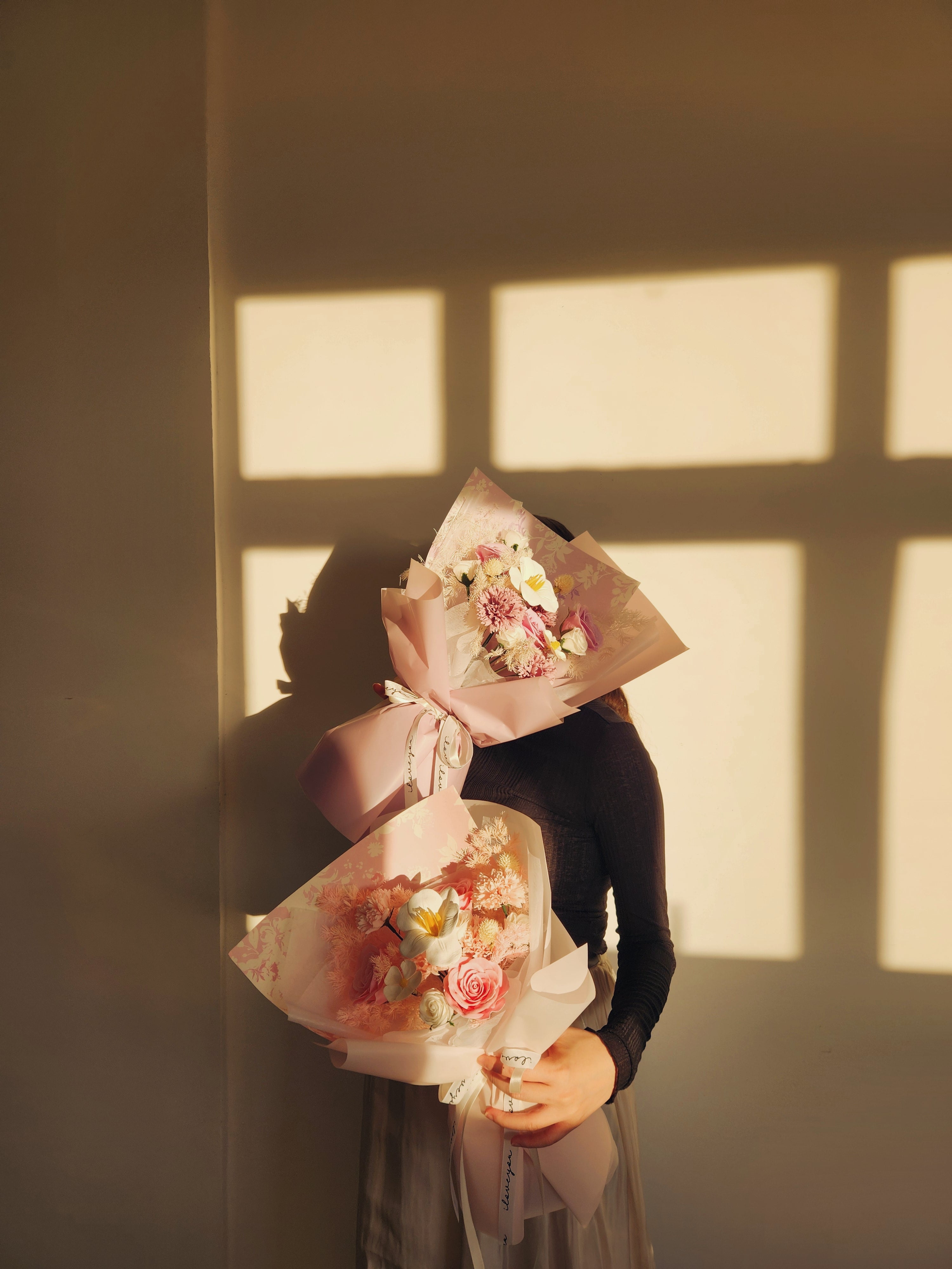 Blushin’ with Mum Soap Flower Bouquet