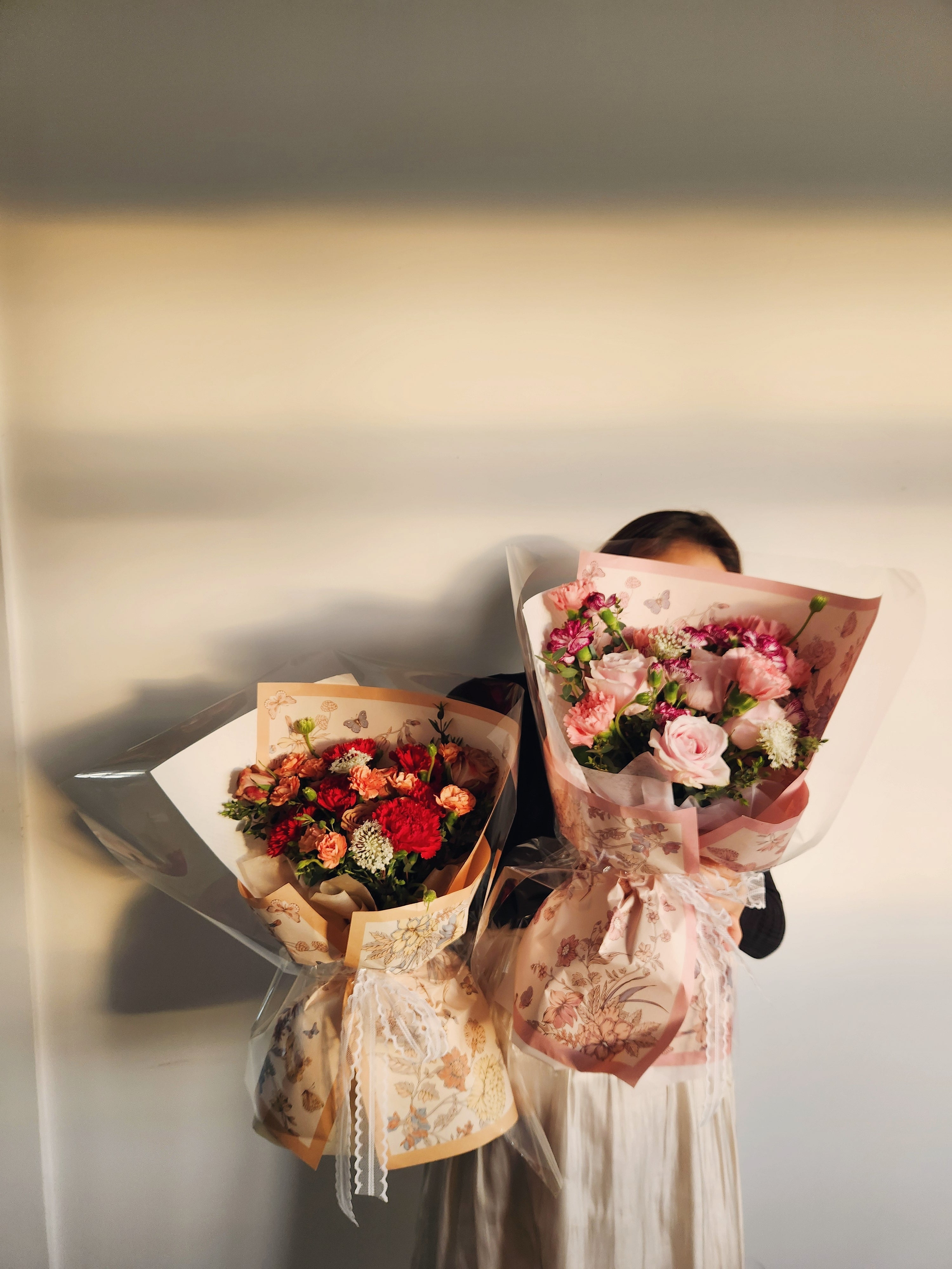 Burnt Sugar Beauty Fresh Carnation & Rose Bouquet