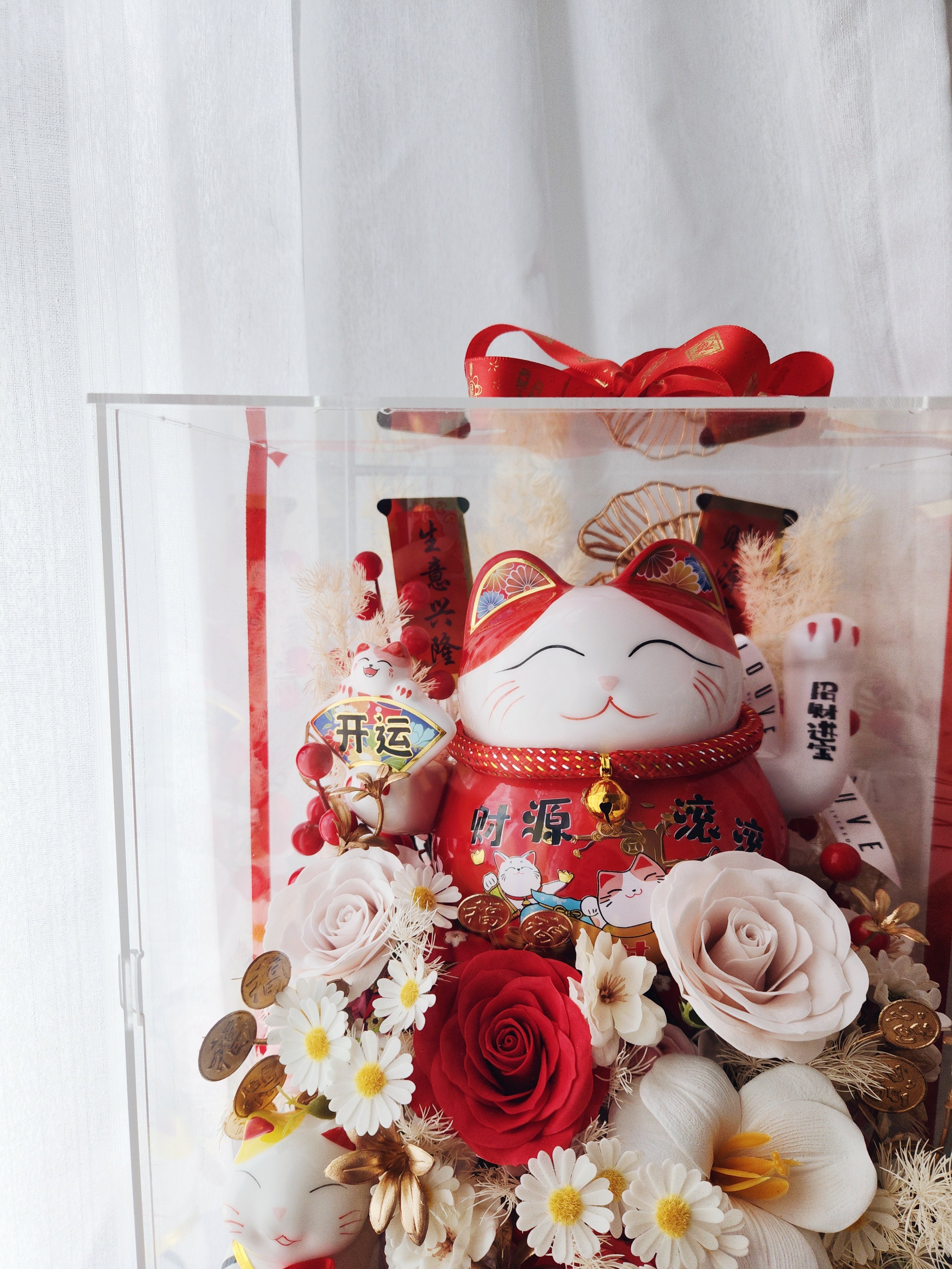 Meow Meow in Bloom Soap Flower Box