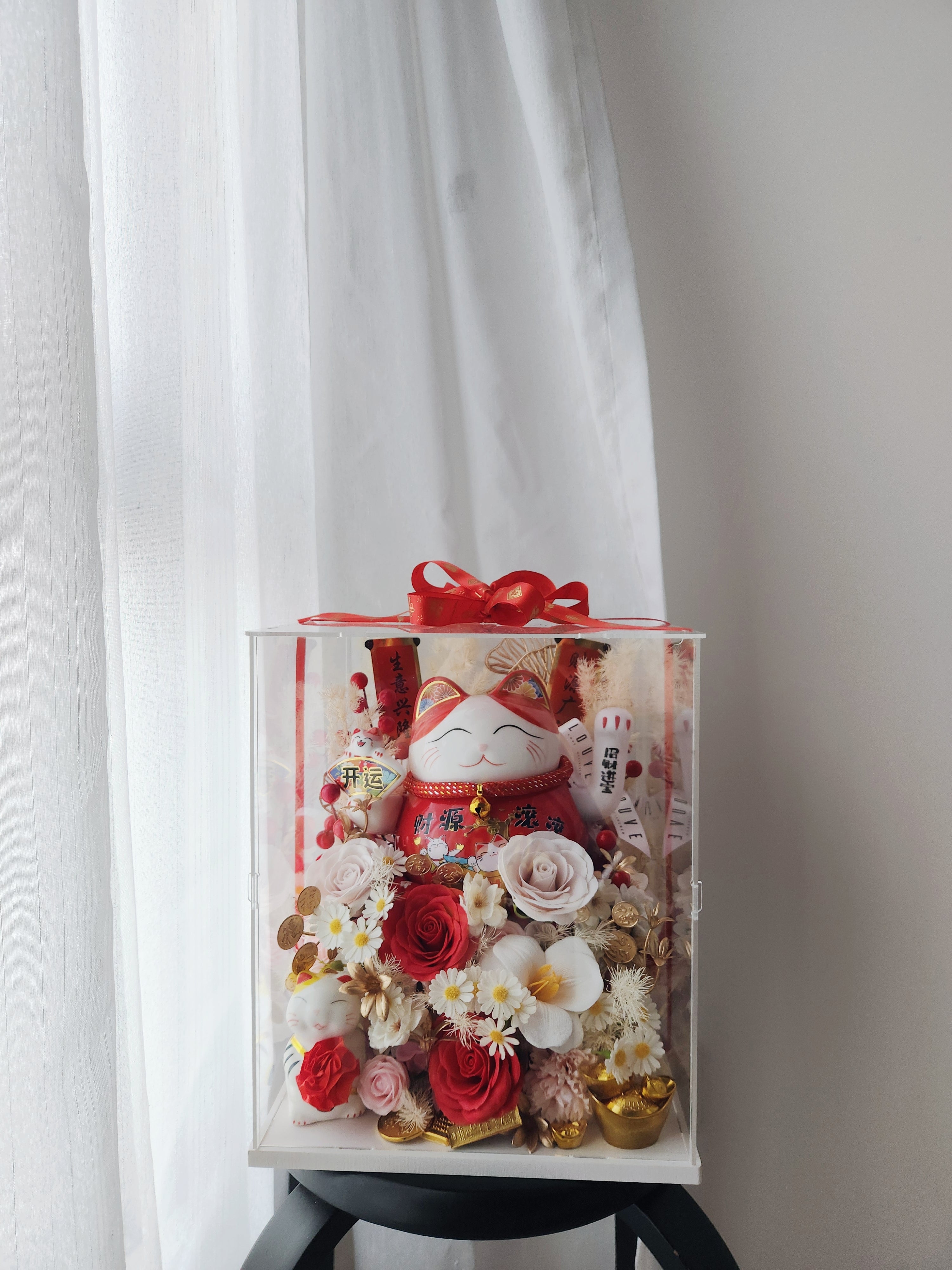 Meow Meow in Bloom Soap Flower Box