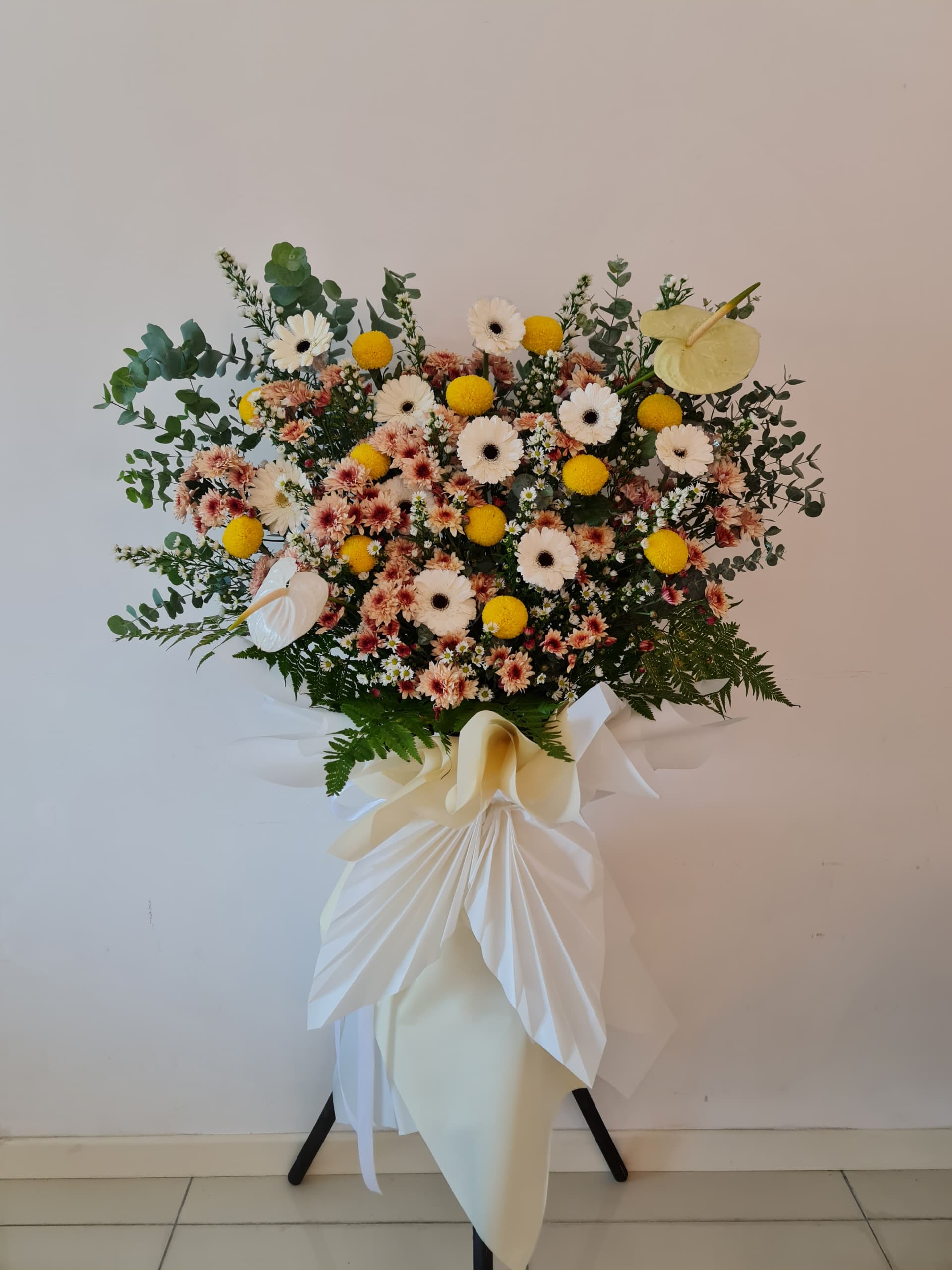 With Deepest Sympathy Condolence Flower Stand