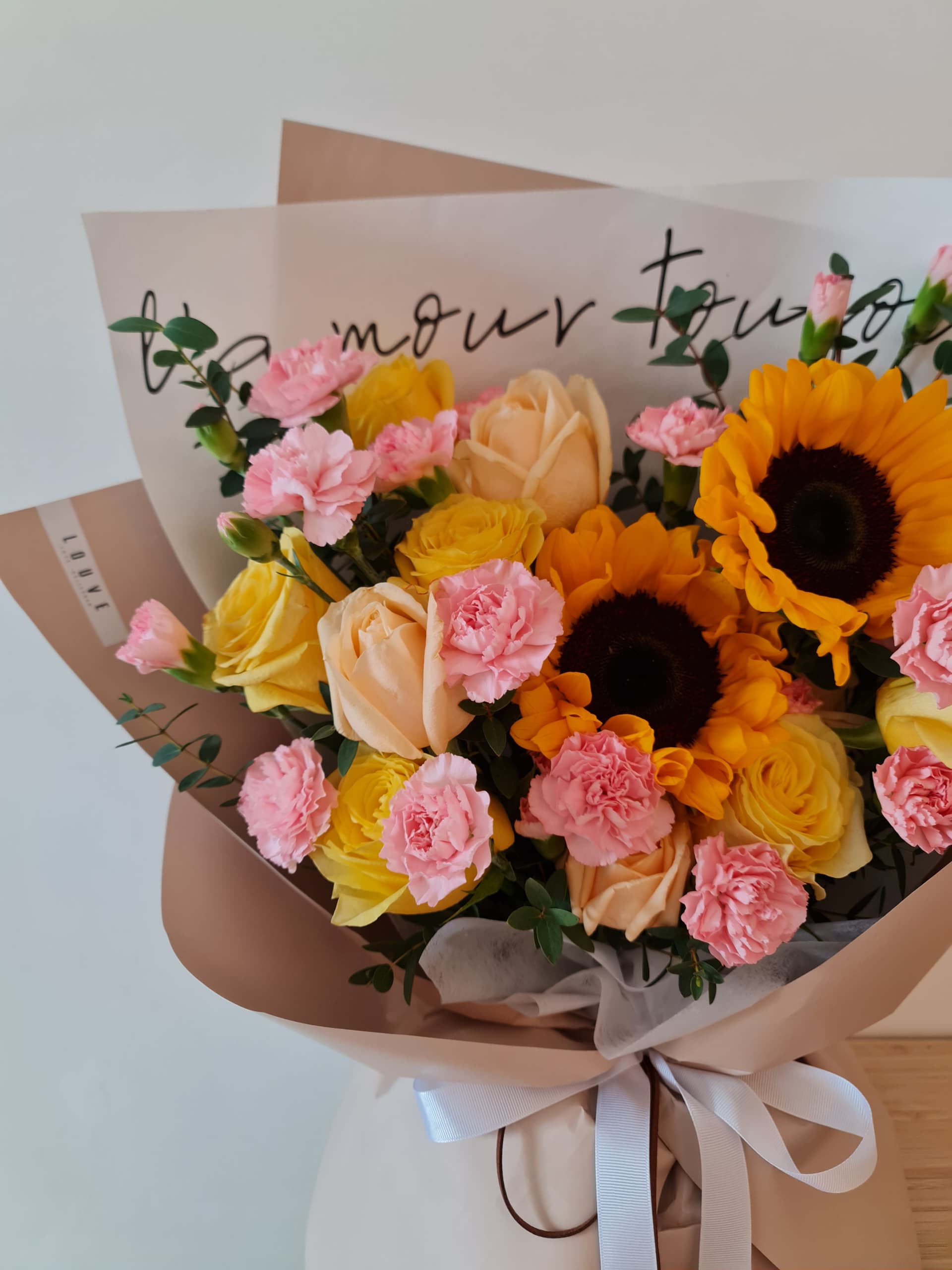 Sunshine Spark Sunflower Bouquet