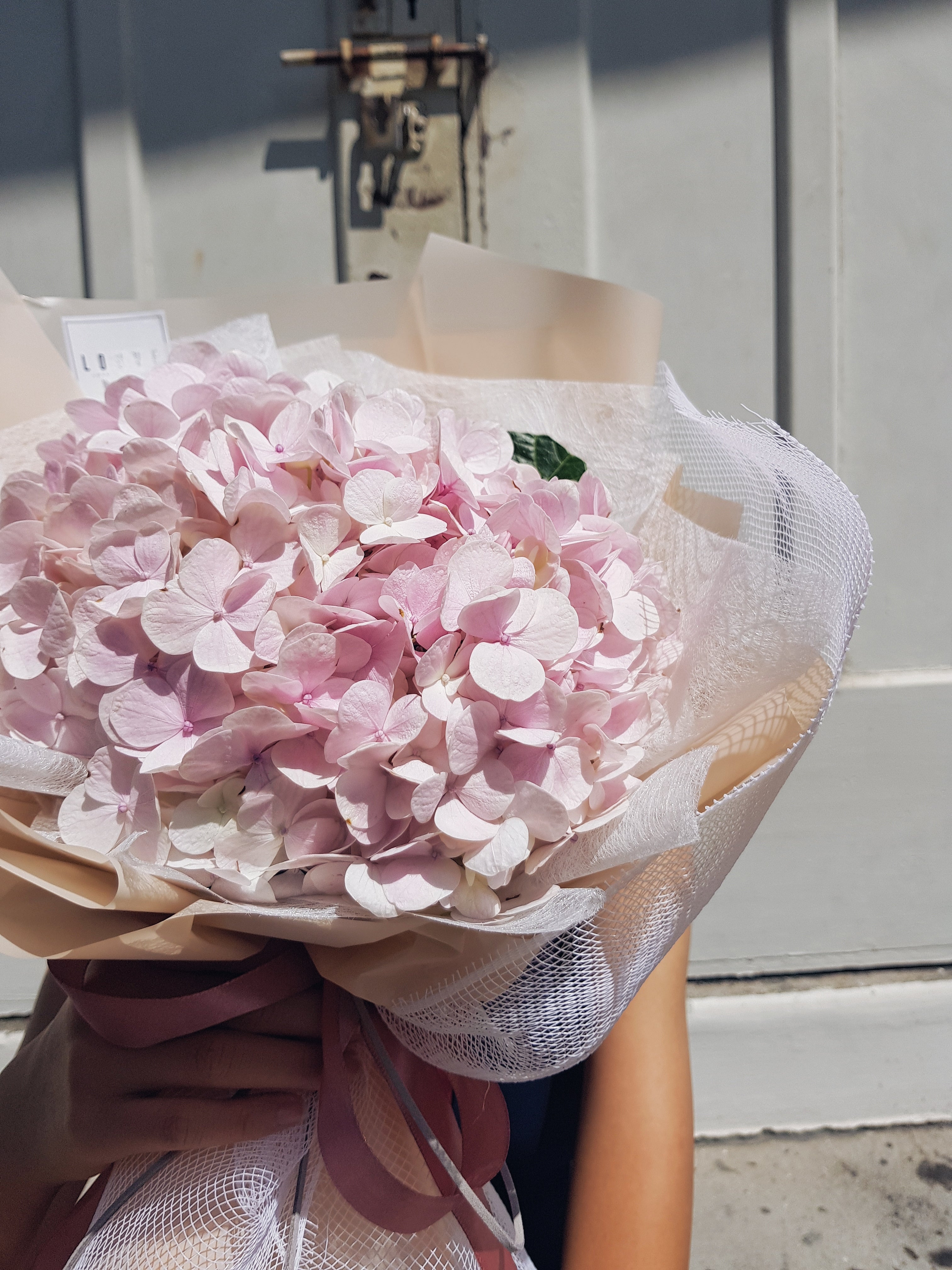 Pink Hydrangea Bouquet