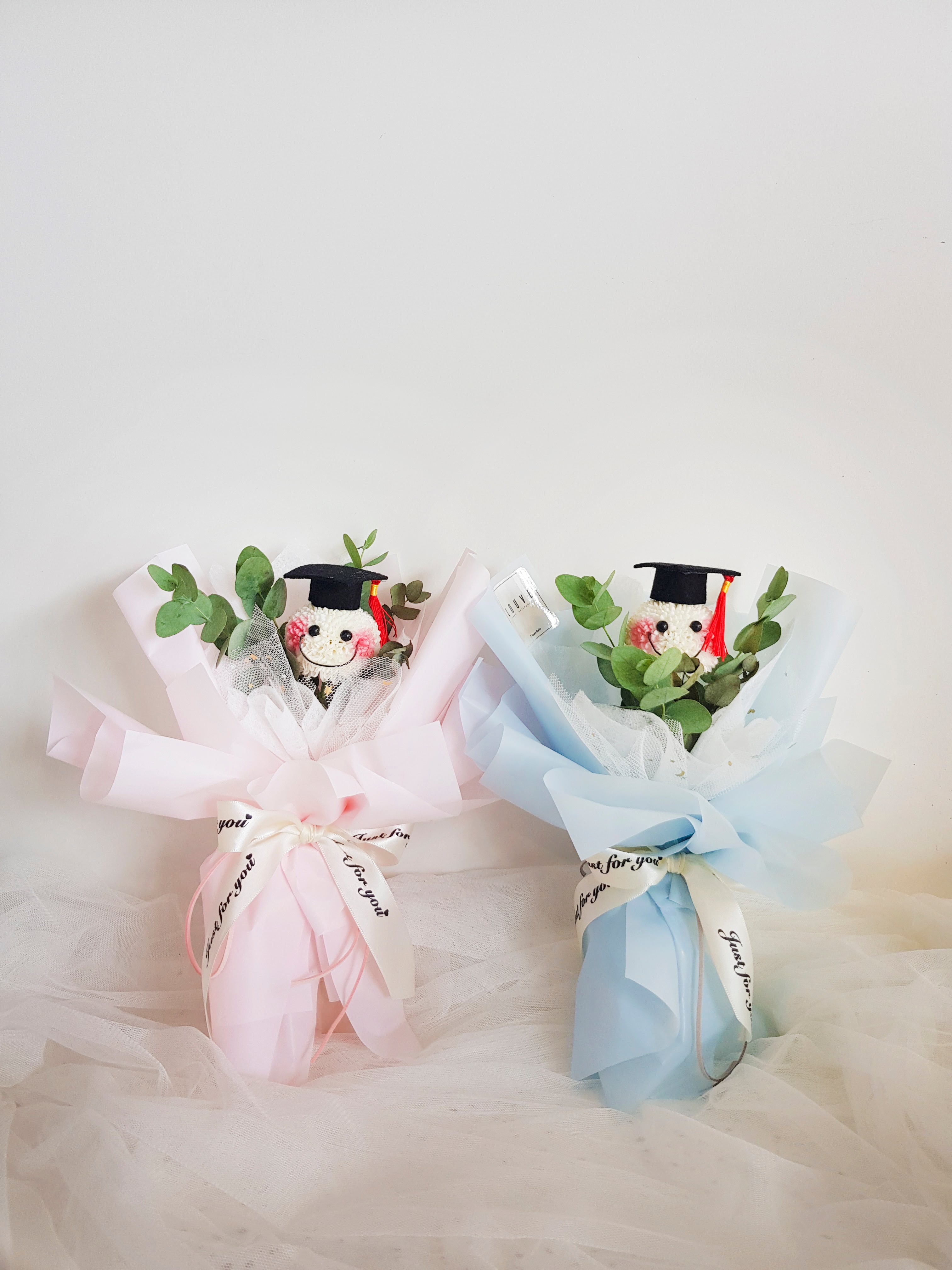 Adam & Eve Graduation Flower Bouquet