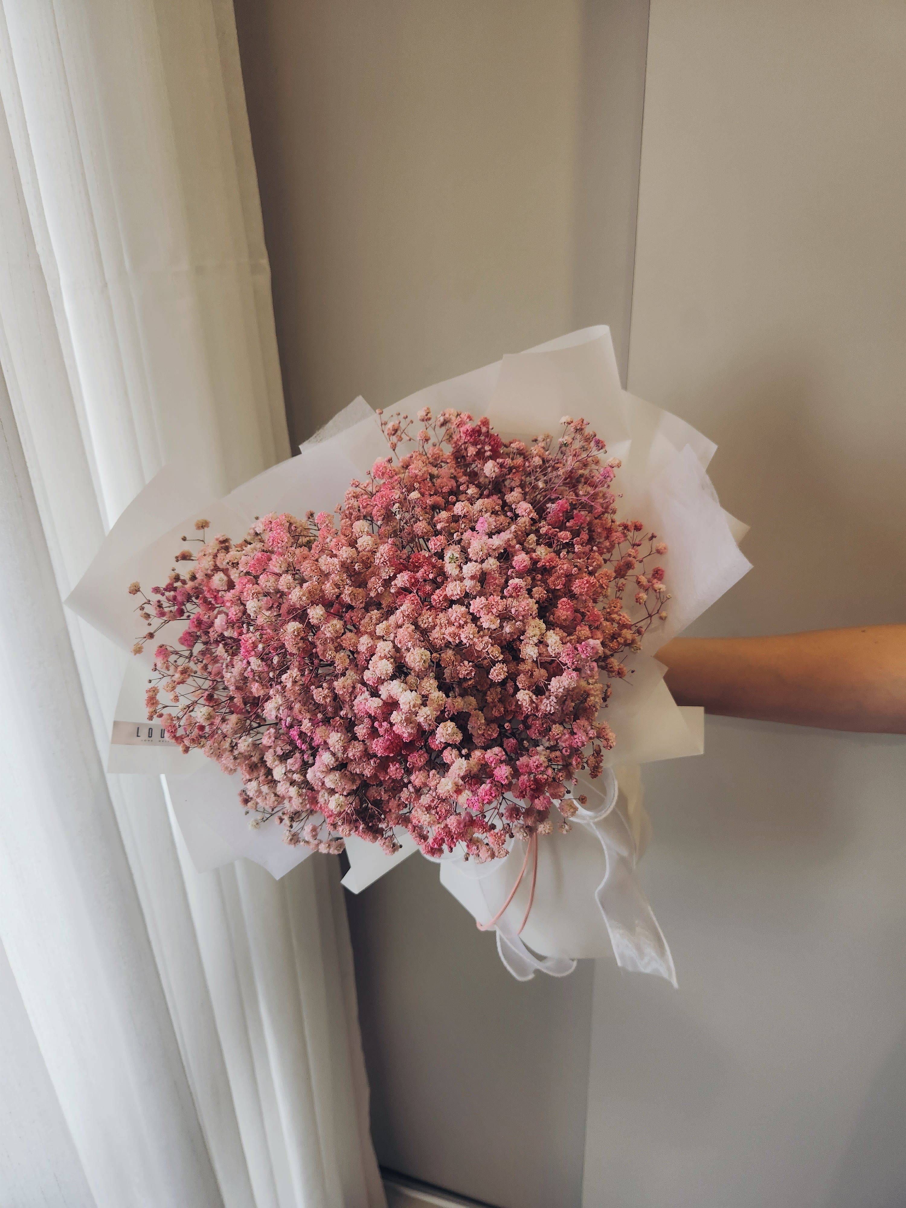 Pink Baby Breath Bouquet