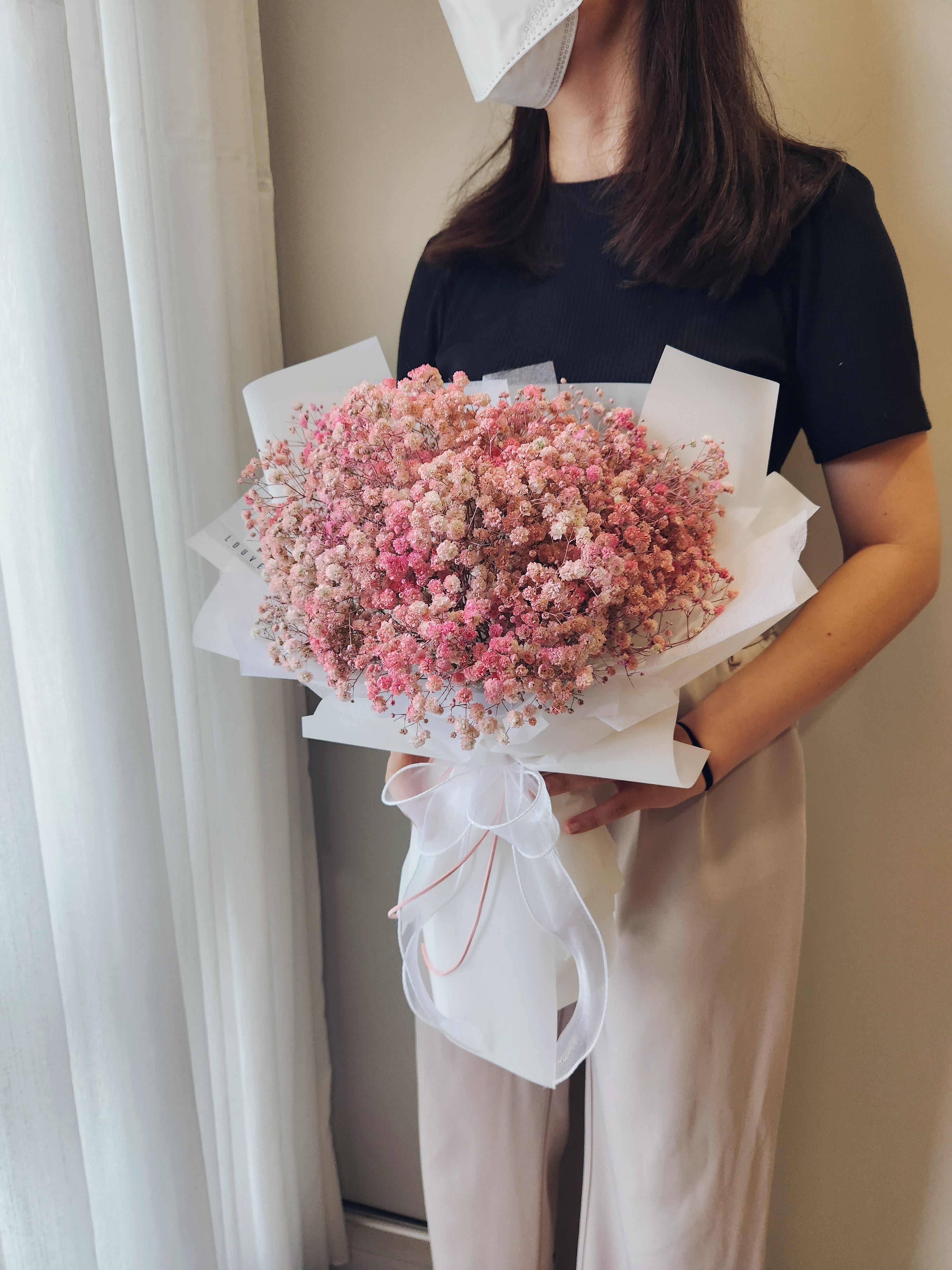 Pink Baby Breath Bouquet