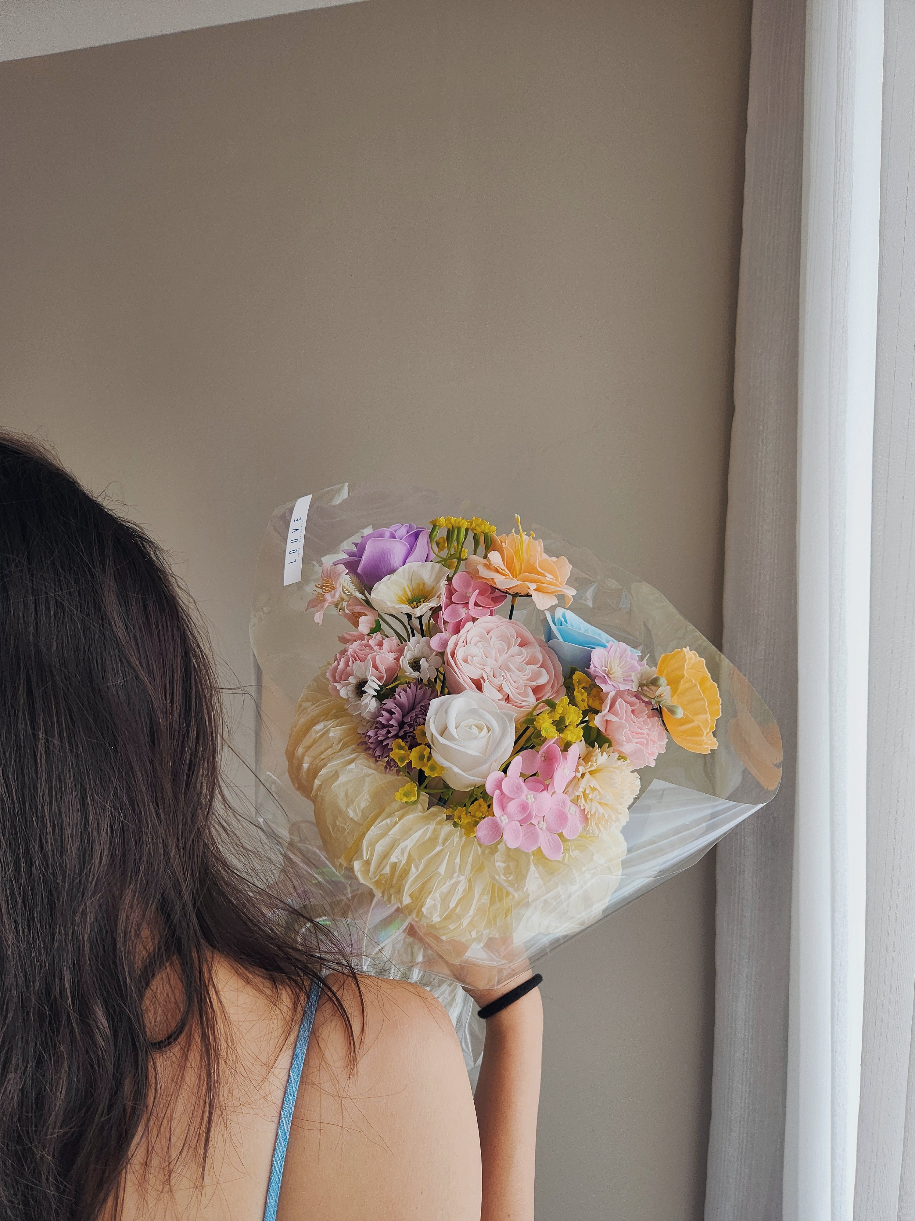 Rainbow Flavor Soap Flower