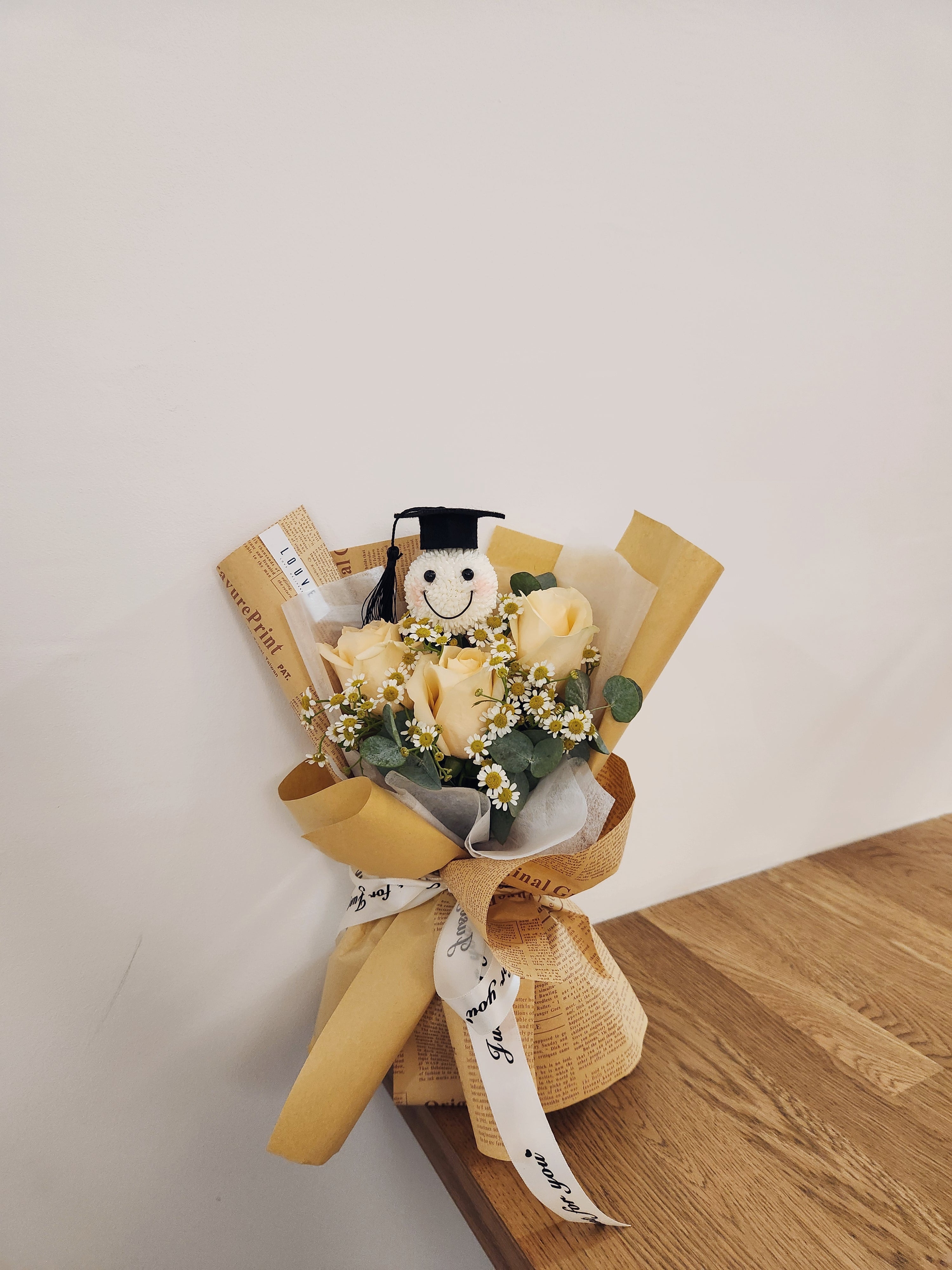 Scholarly Smiles Graduation Bouquet