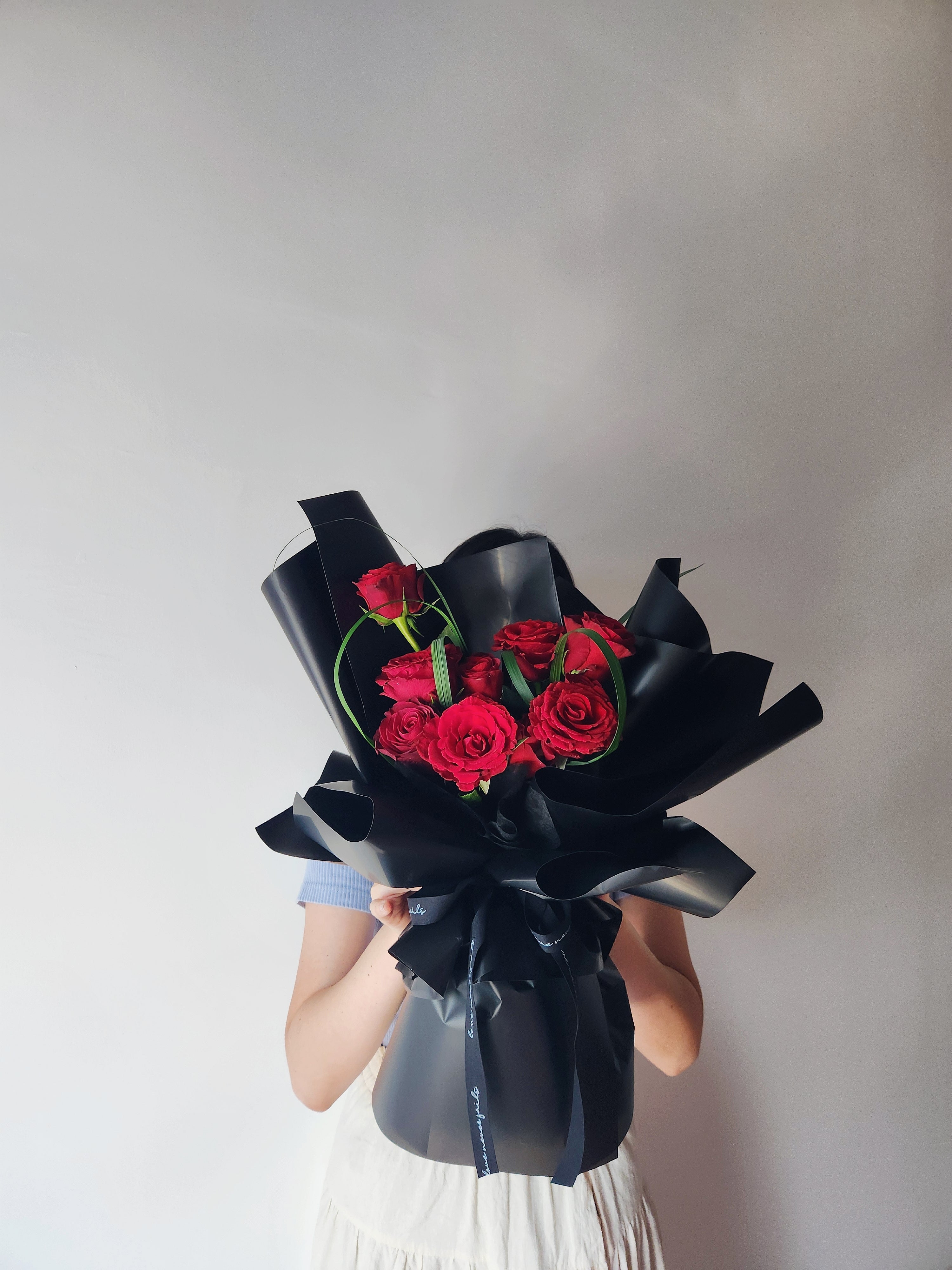 Midnight Passion Rose Bouquet