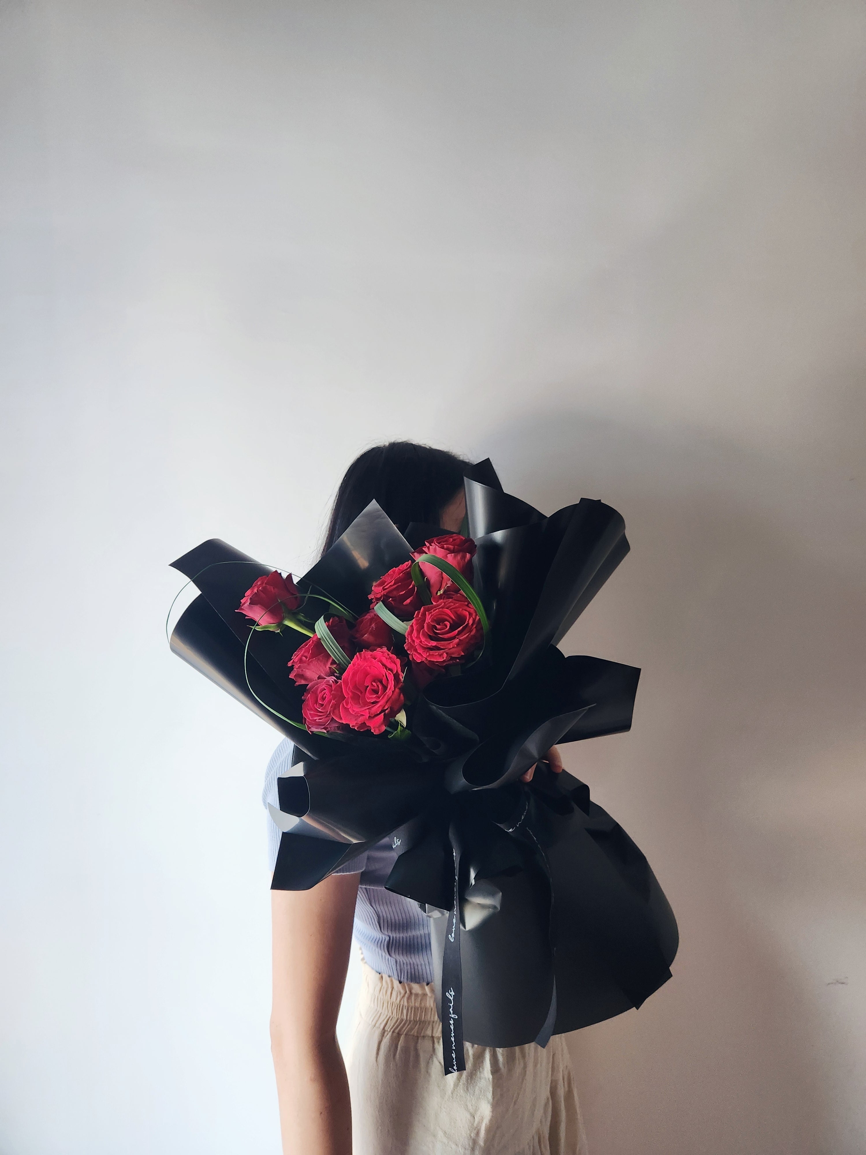 Midnight Passion Rose Bouquet