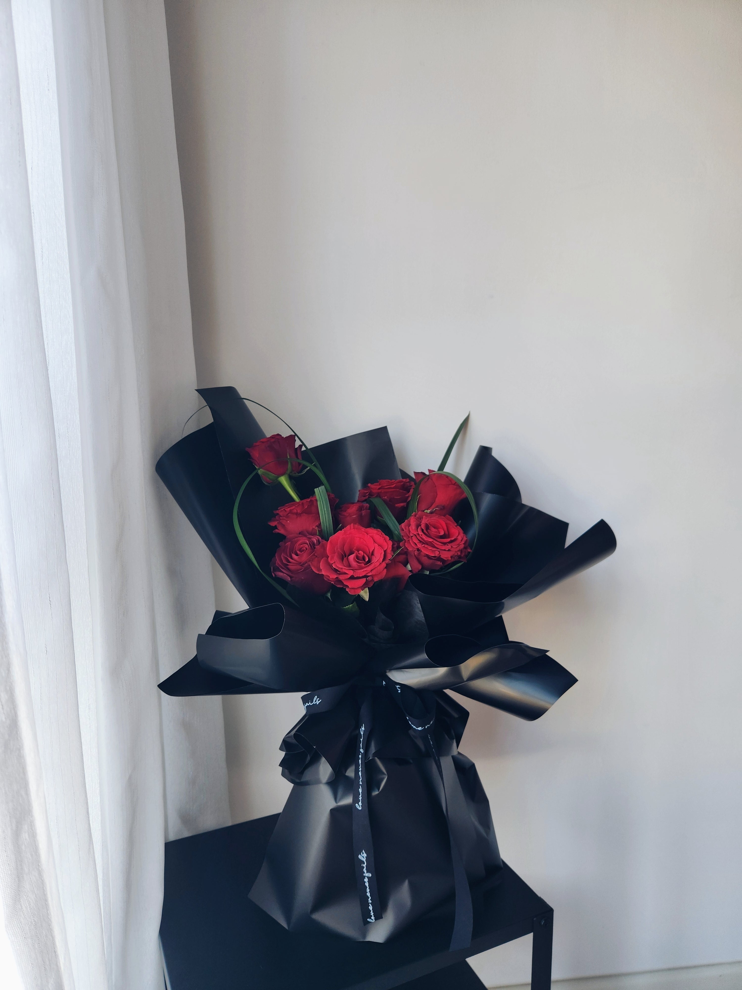 Midnight Passion Rose Bouquet