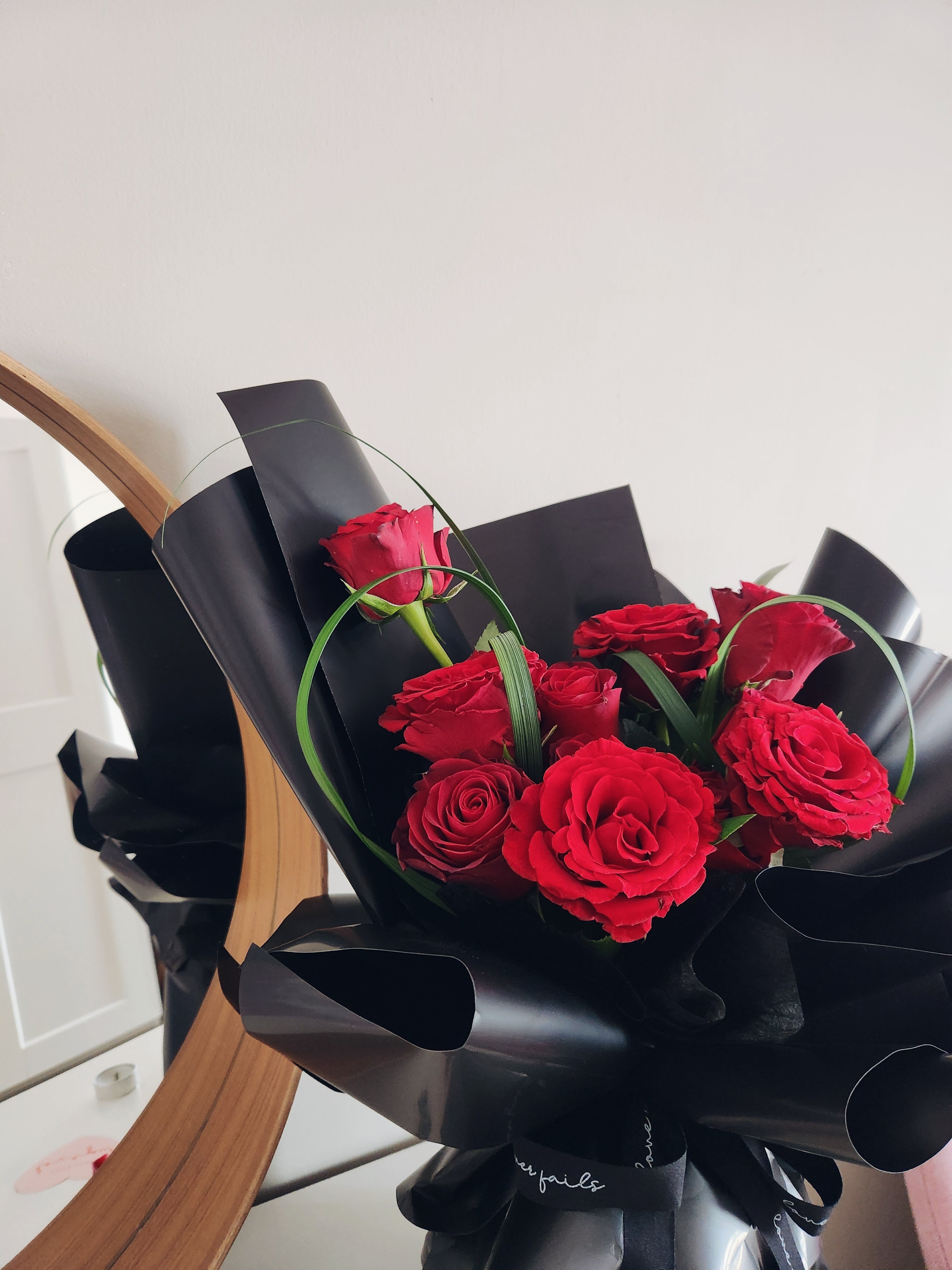 Midnight Passion Rose Bouquet