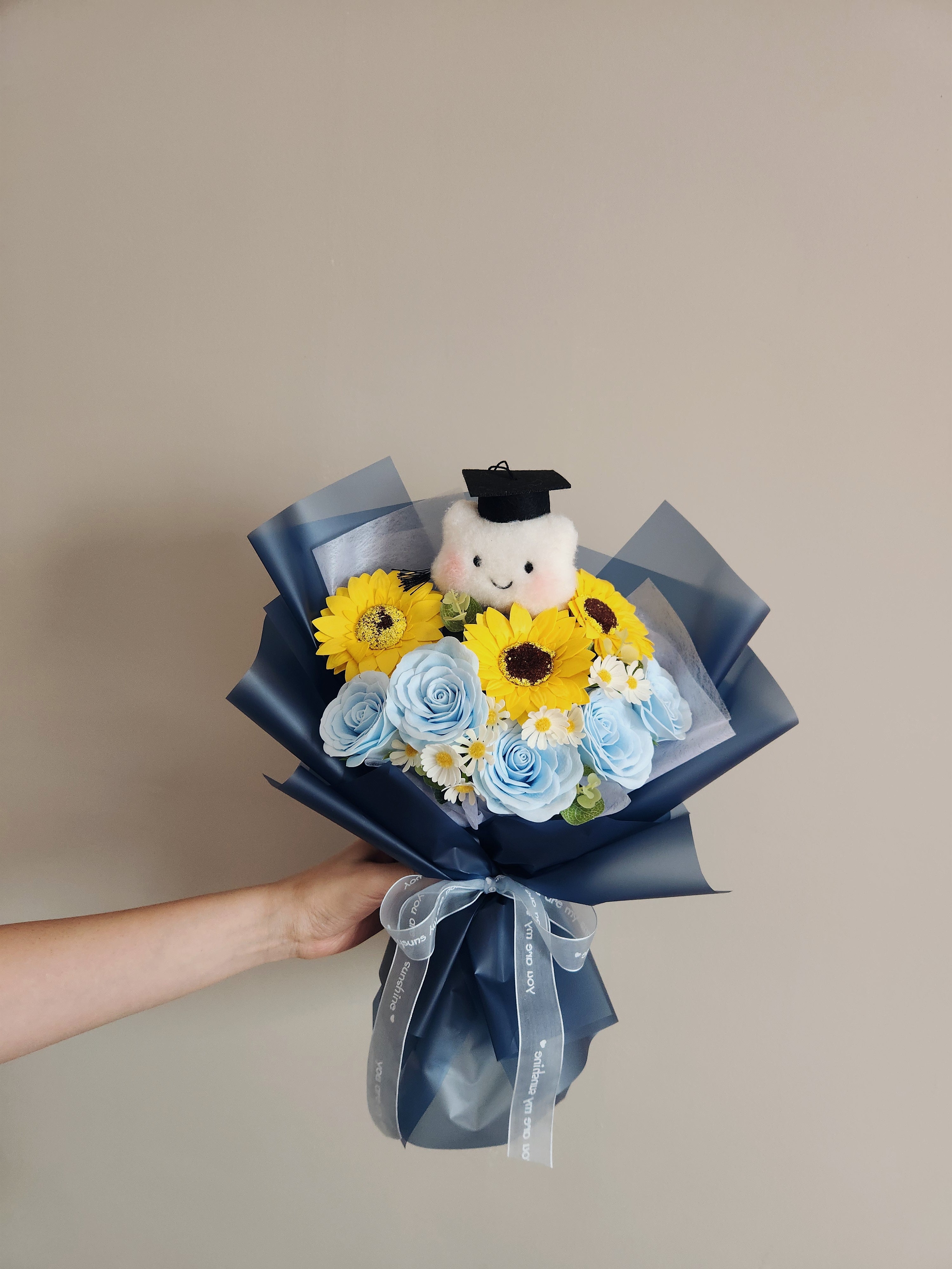 Head in the Clouds, Degree in Hand Soap Bouquet ☁️🎓
