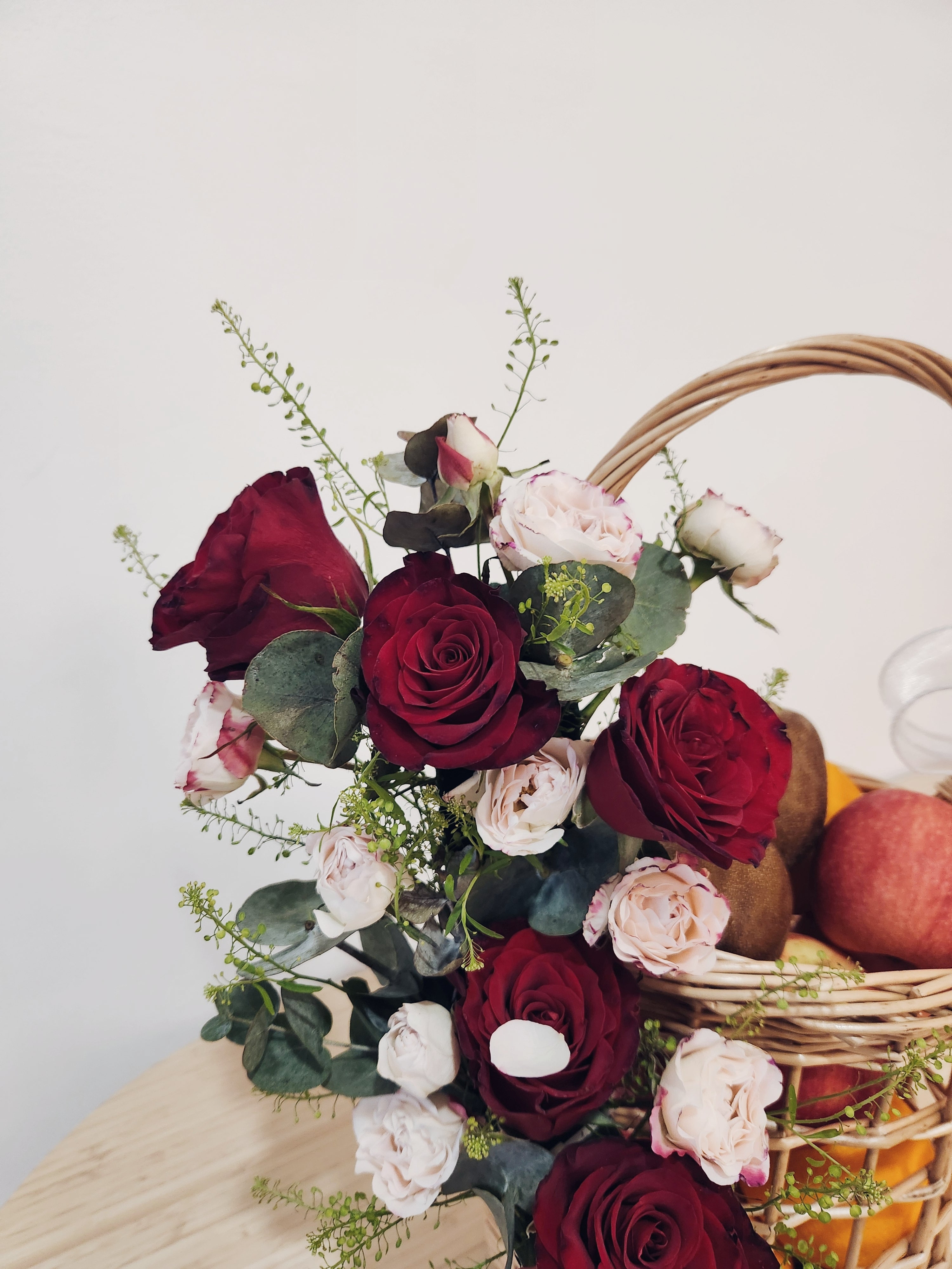 Harvest of Love (Fruits & Floral Basket)