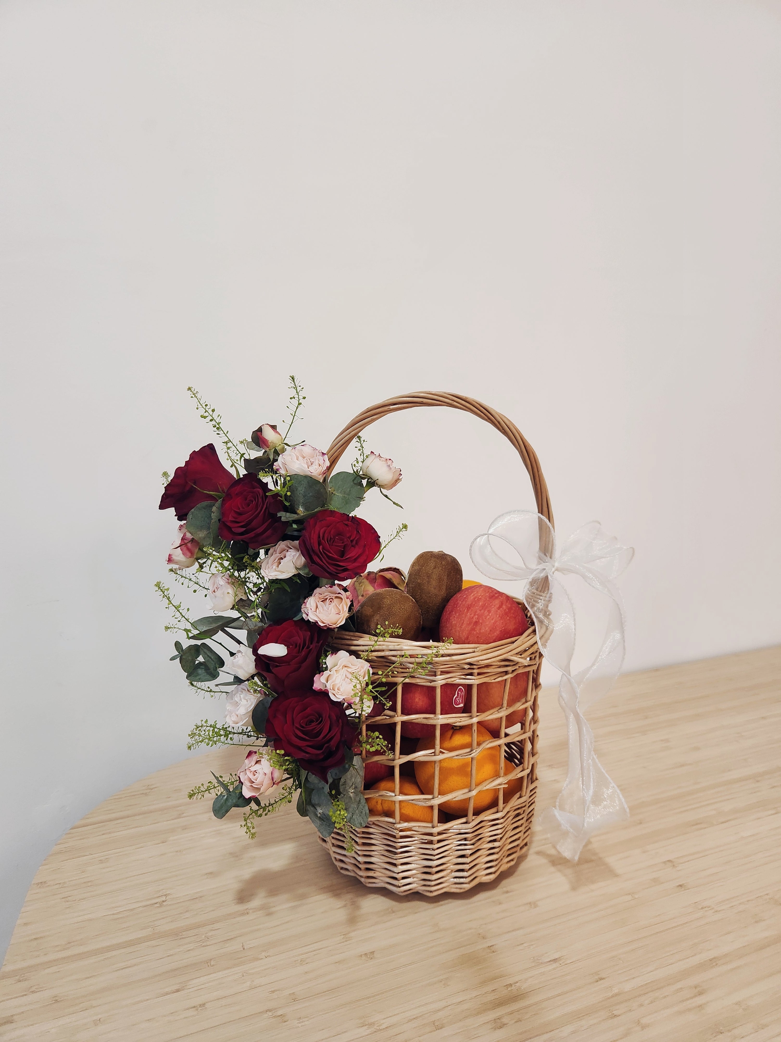 Harvest of Love (Fruits & Floral Basket)