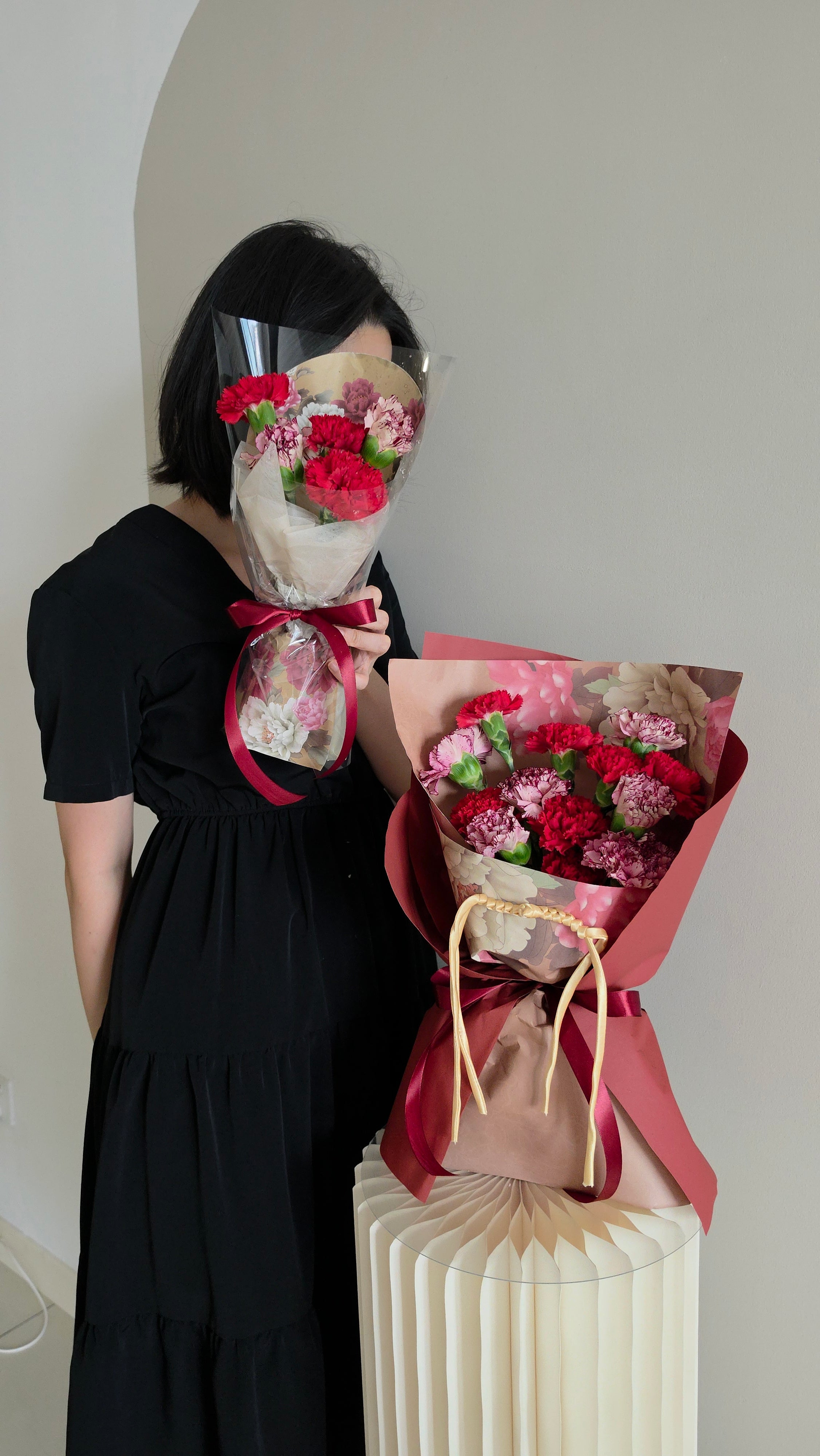 Mum Velvet Fresh Carnation Bouquet