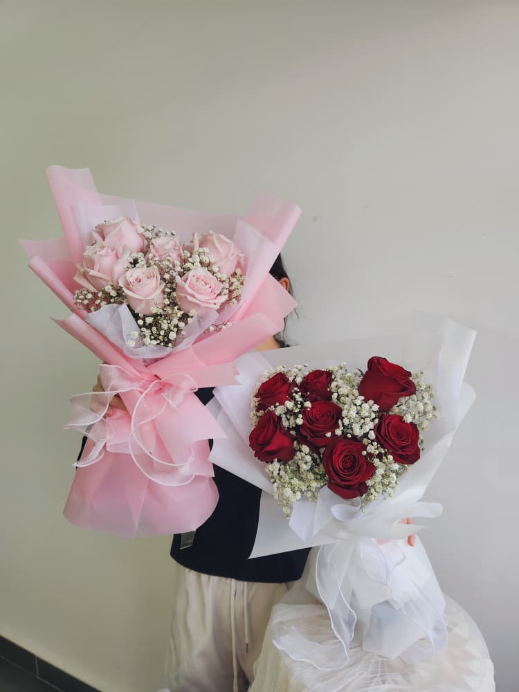 Ice Ice 2.0 Fresh Rose Bouquet