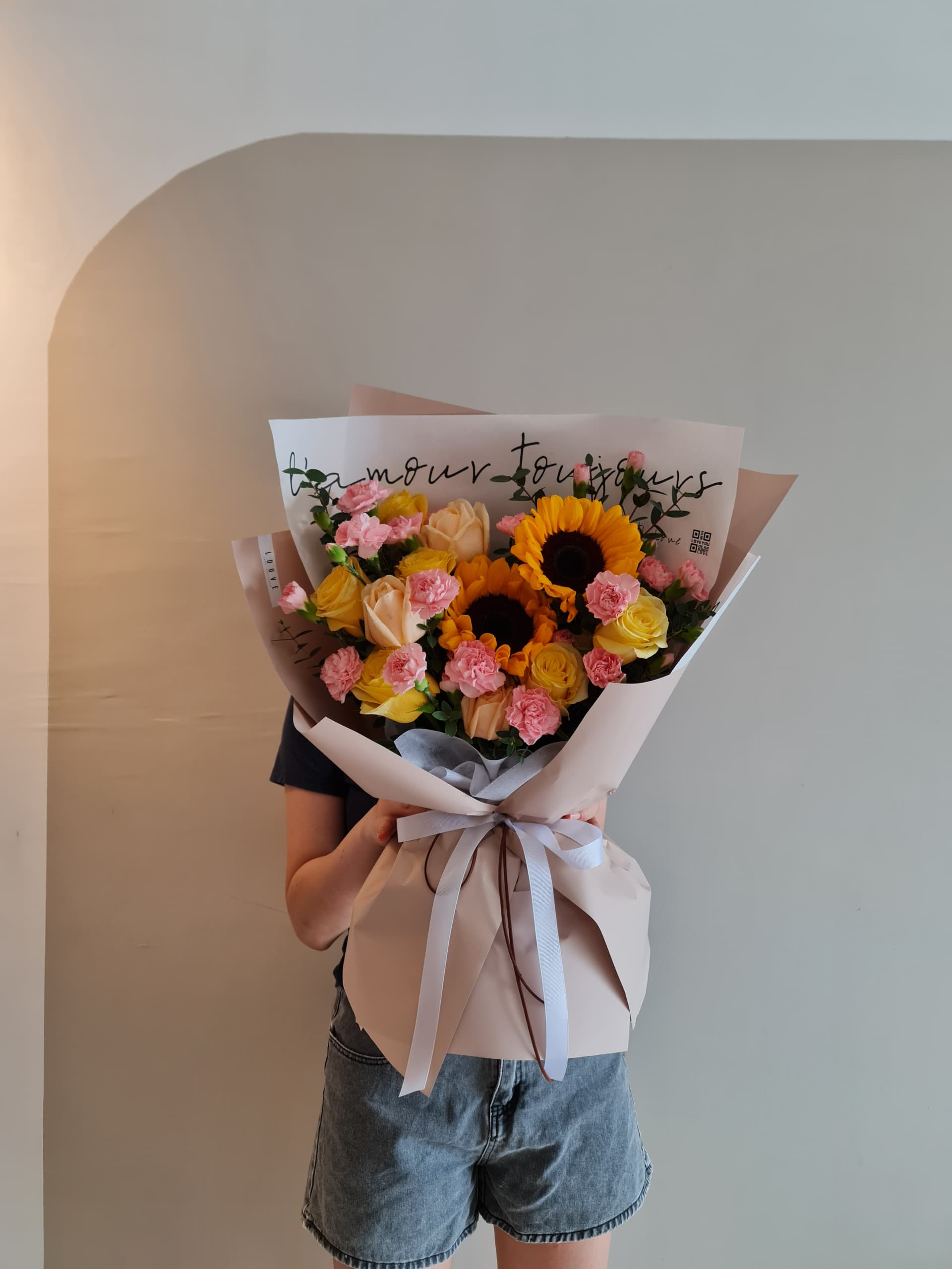 Sunshine Spark Sunflower Bouquet