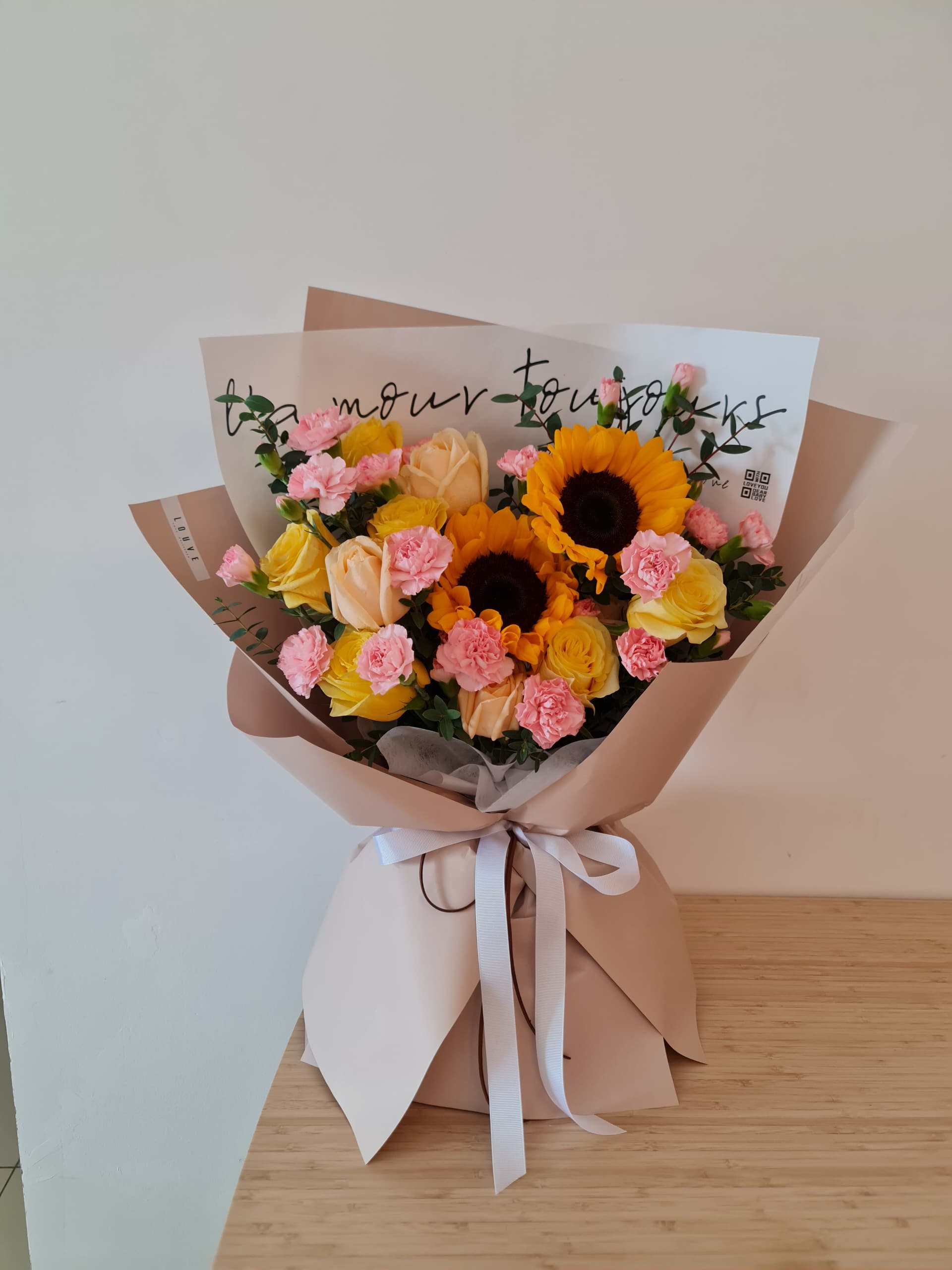 Sunshine Spark Sunflower Bouquet