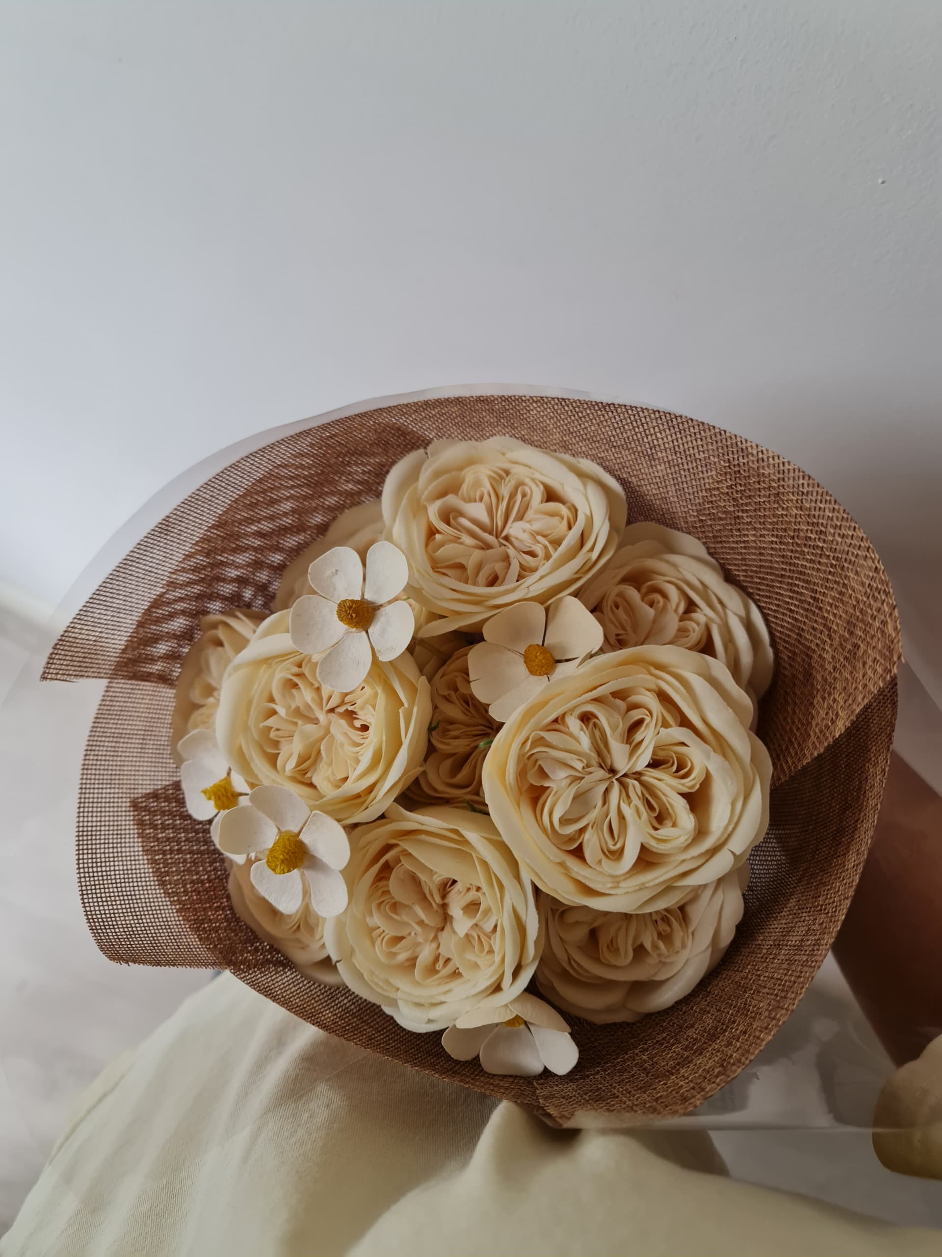 Mocha Bloom Soap Flower Bouquet