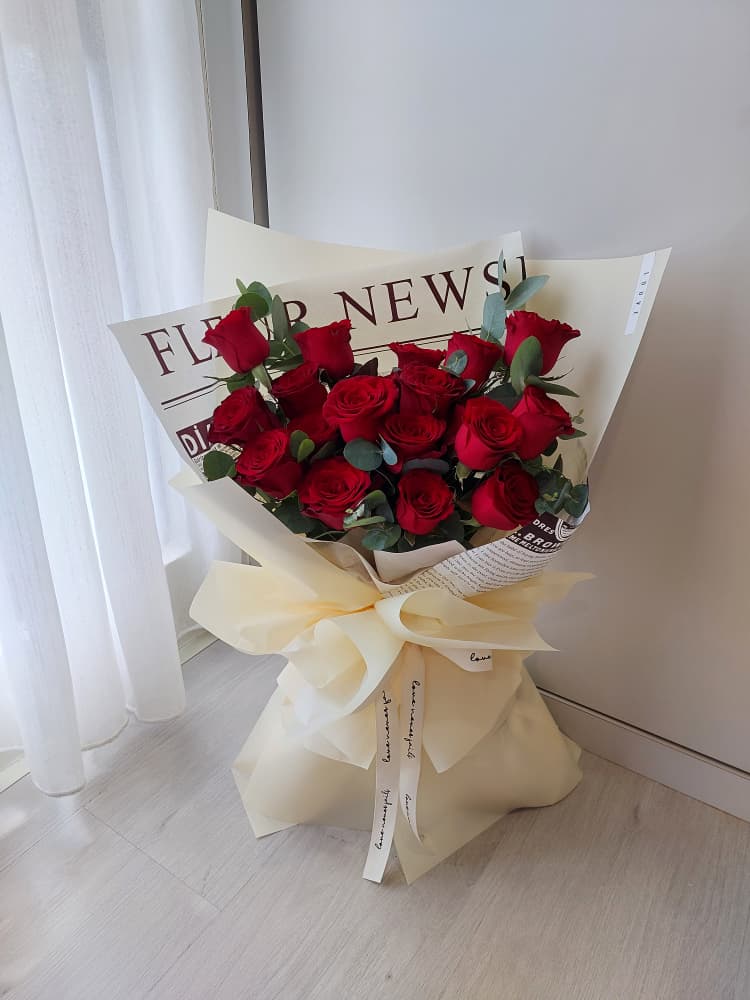 Forever Nineteen Rose Bouquet