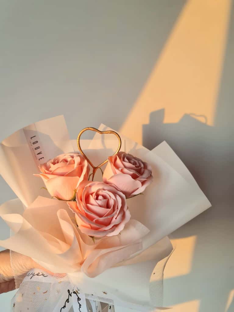 Love On Fire Rose Bouquet