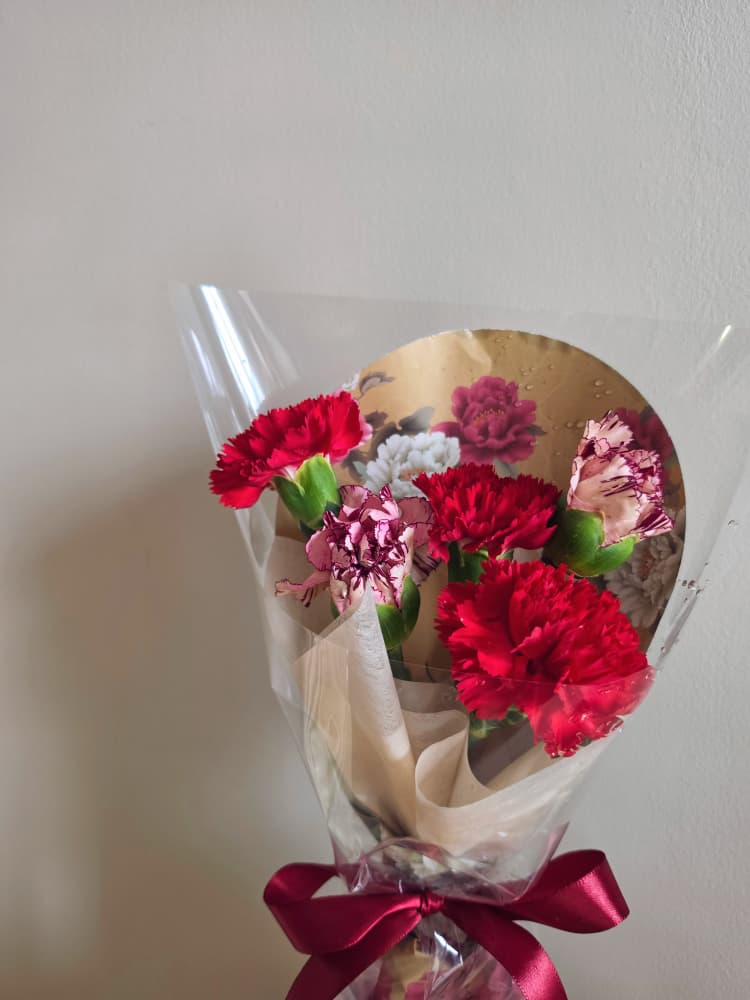 Mum Velvet Fresh Carnation Bouquet