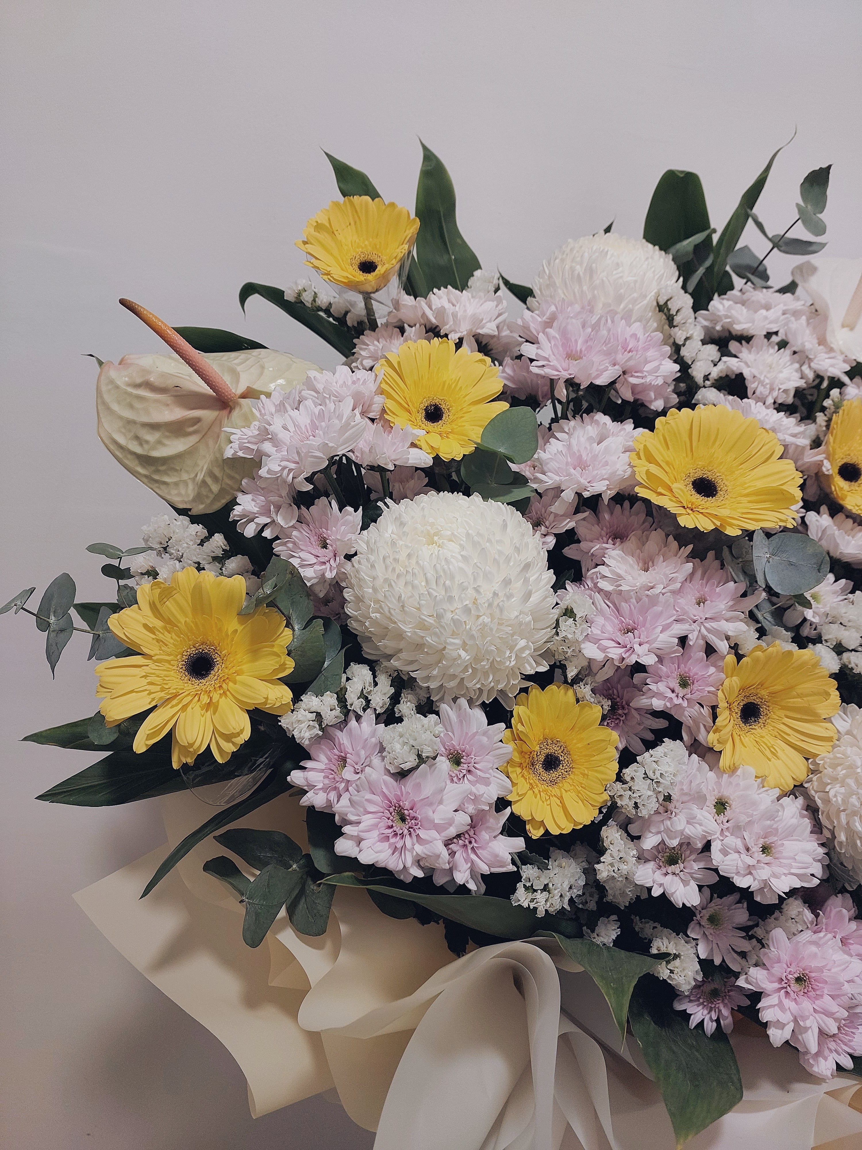 Peaceful Condolence Flower Stand