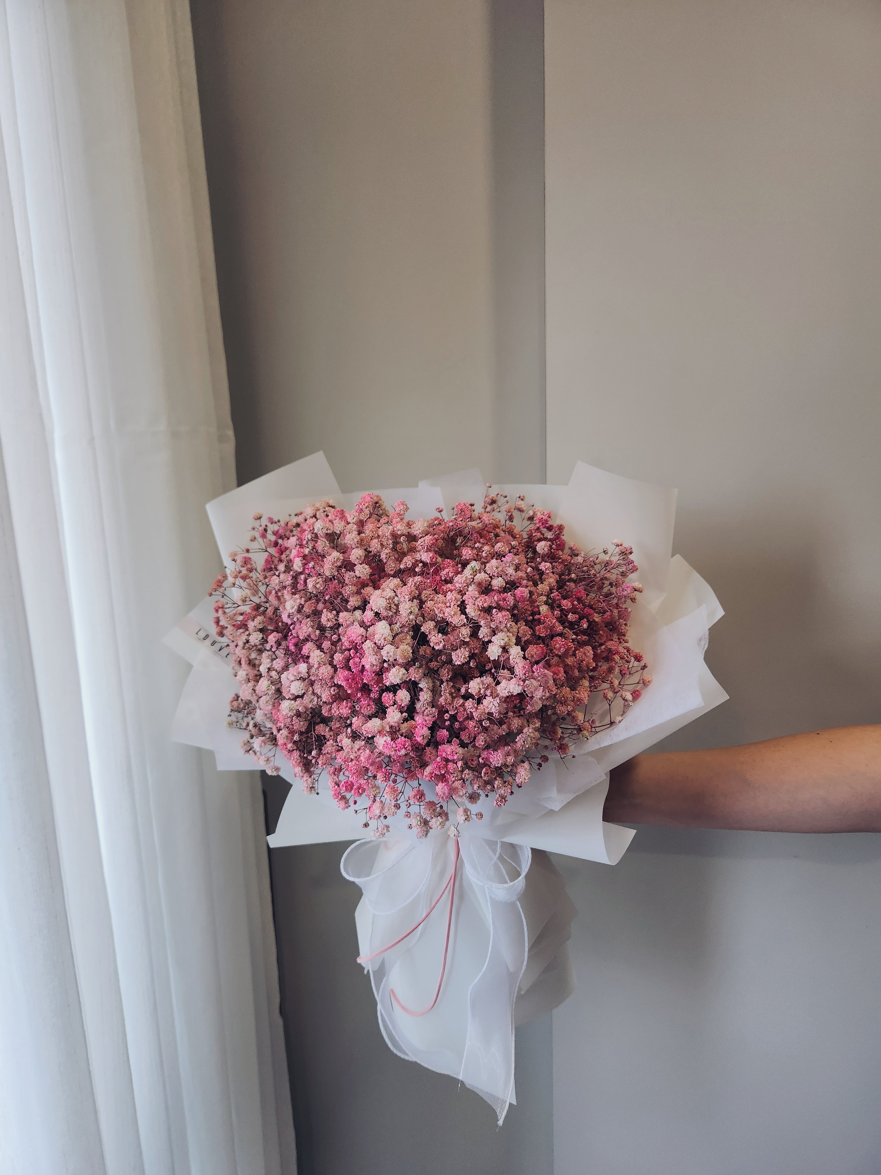 Pink Baby Breath Bouquet