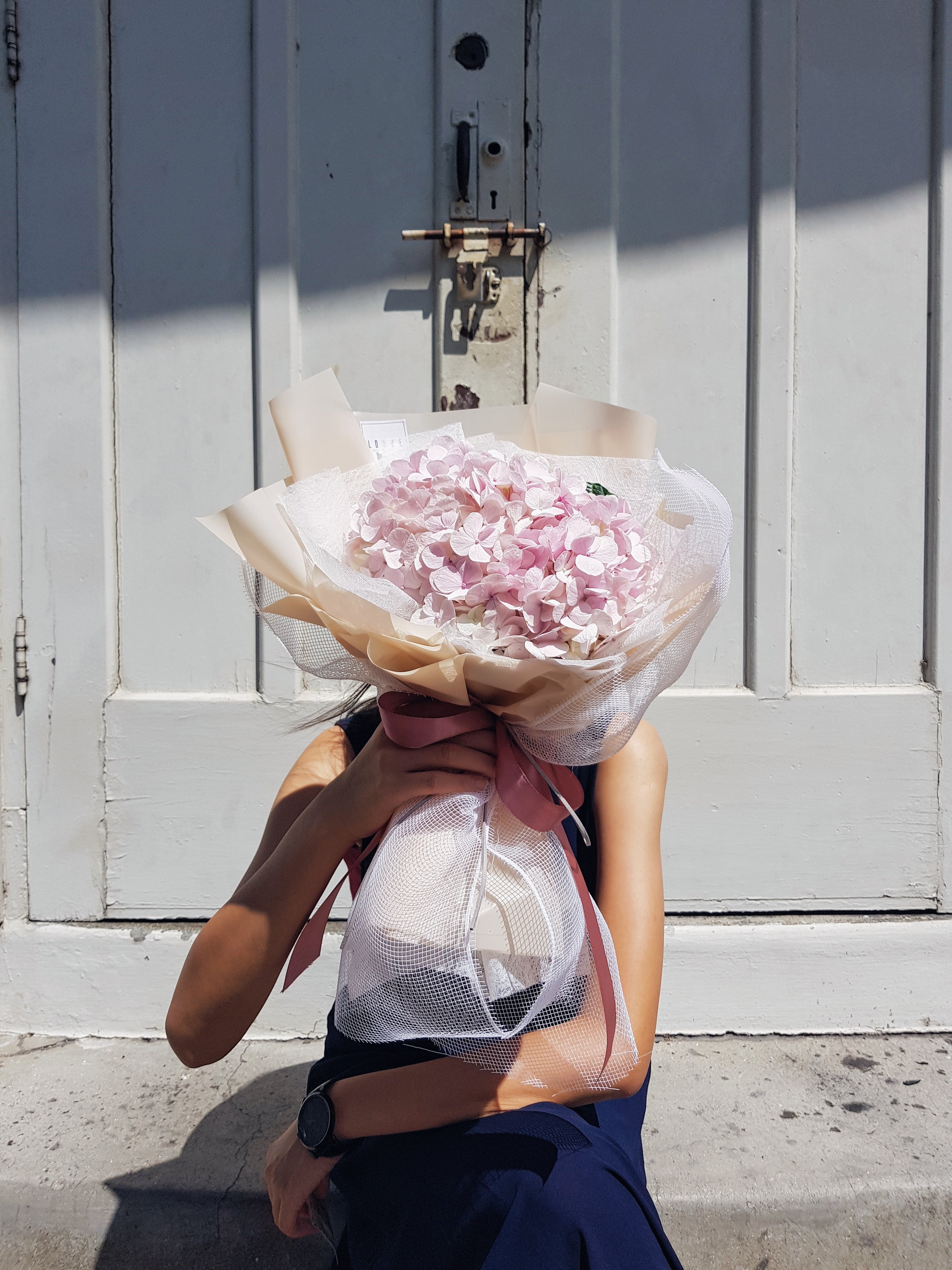 Pink Hydrangea Bouquet