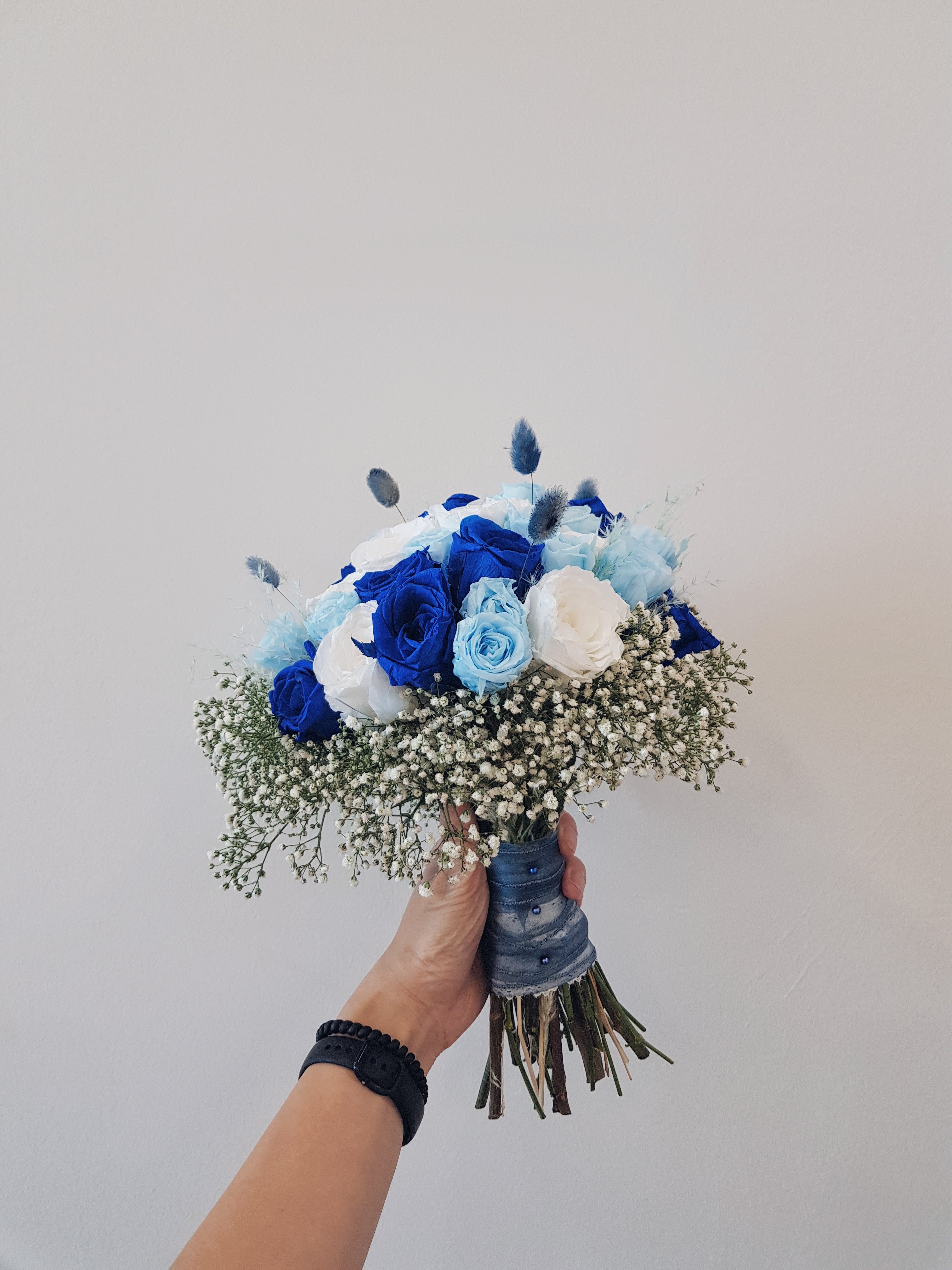 Beach Light Blue Bridal Bouquet