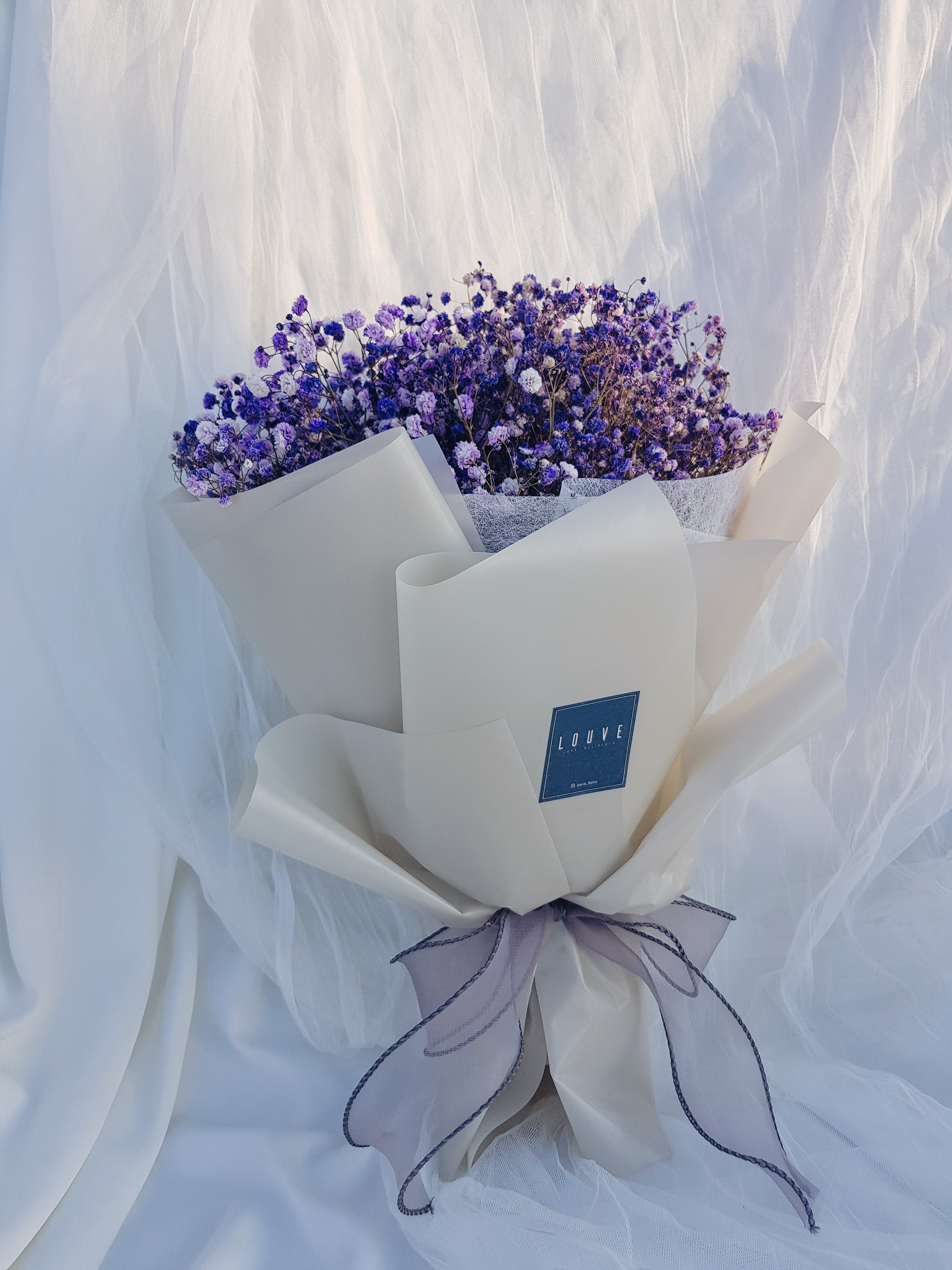 Purple Baby Breath Bouquet