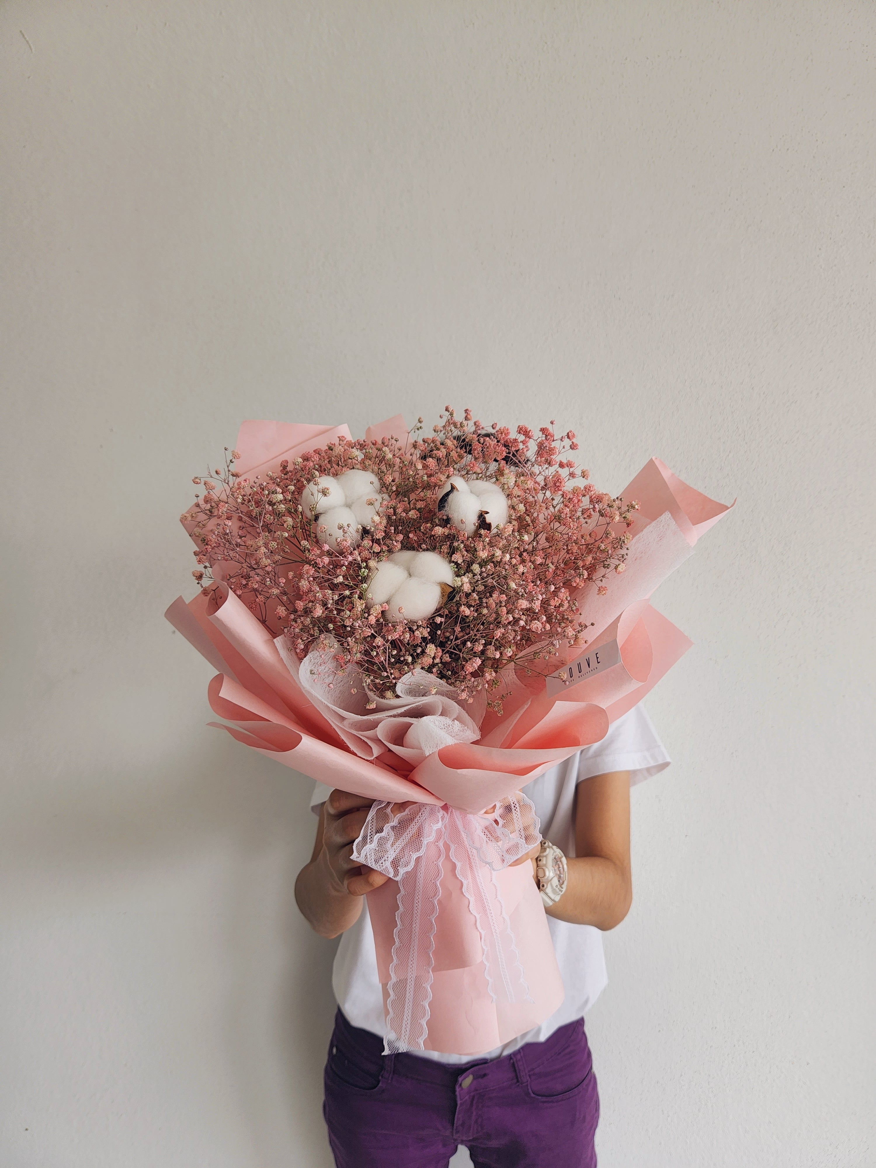 Cotton Fluffy Flower Bouquet