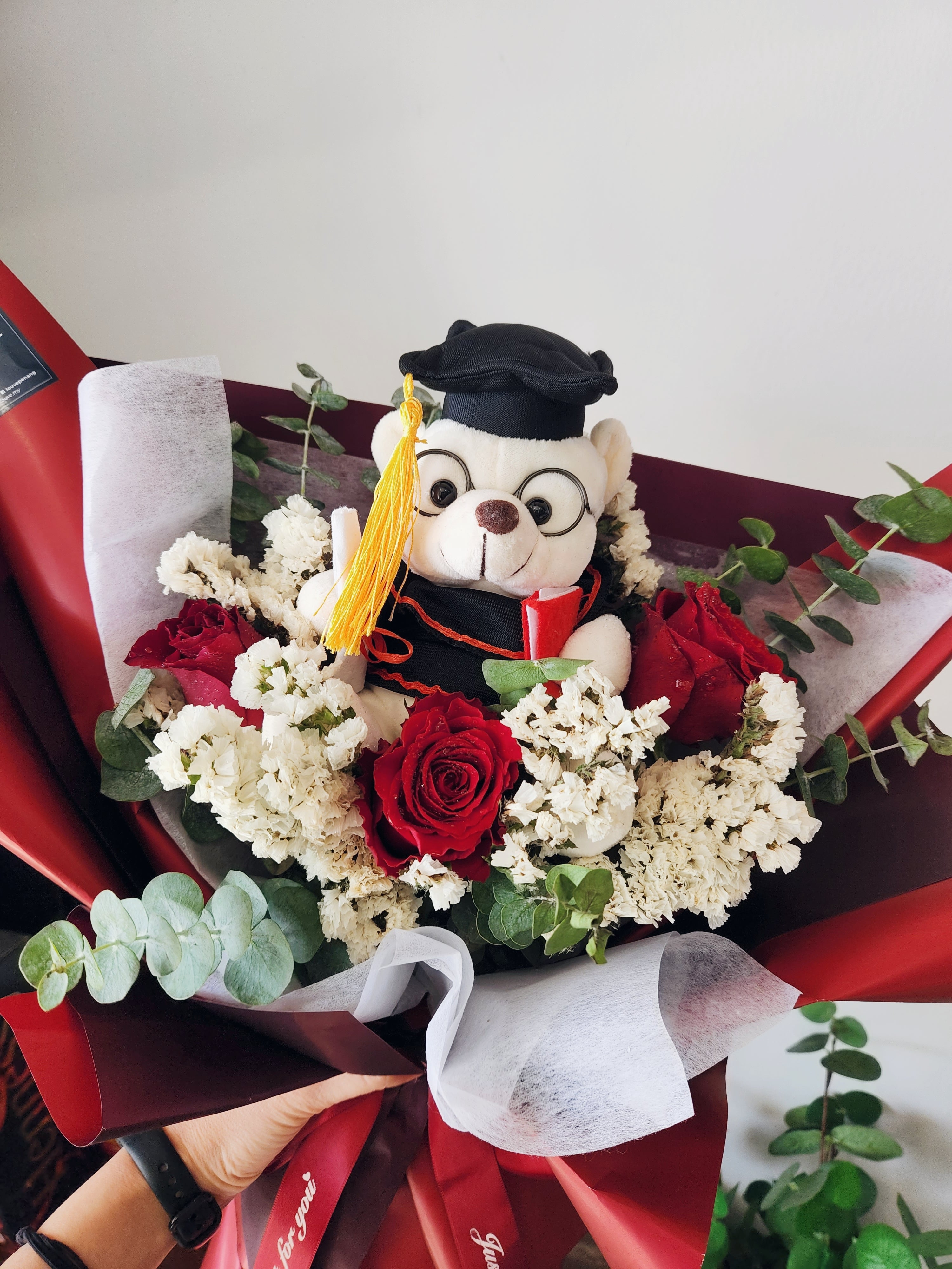 Superstar Teddy Graduation Bouquet