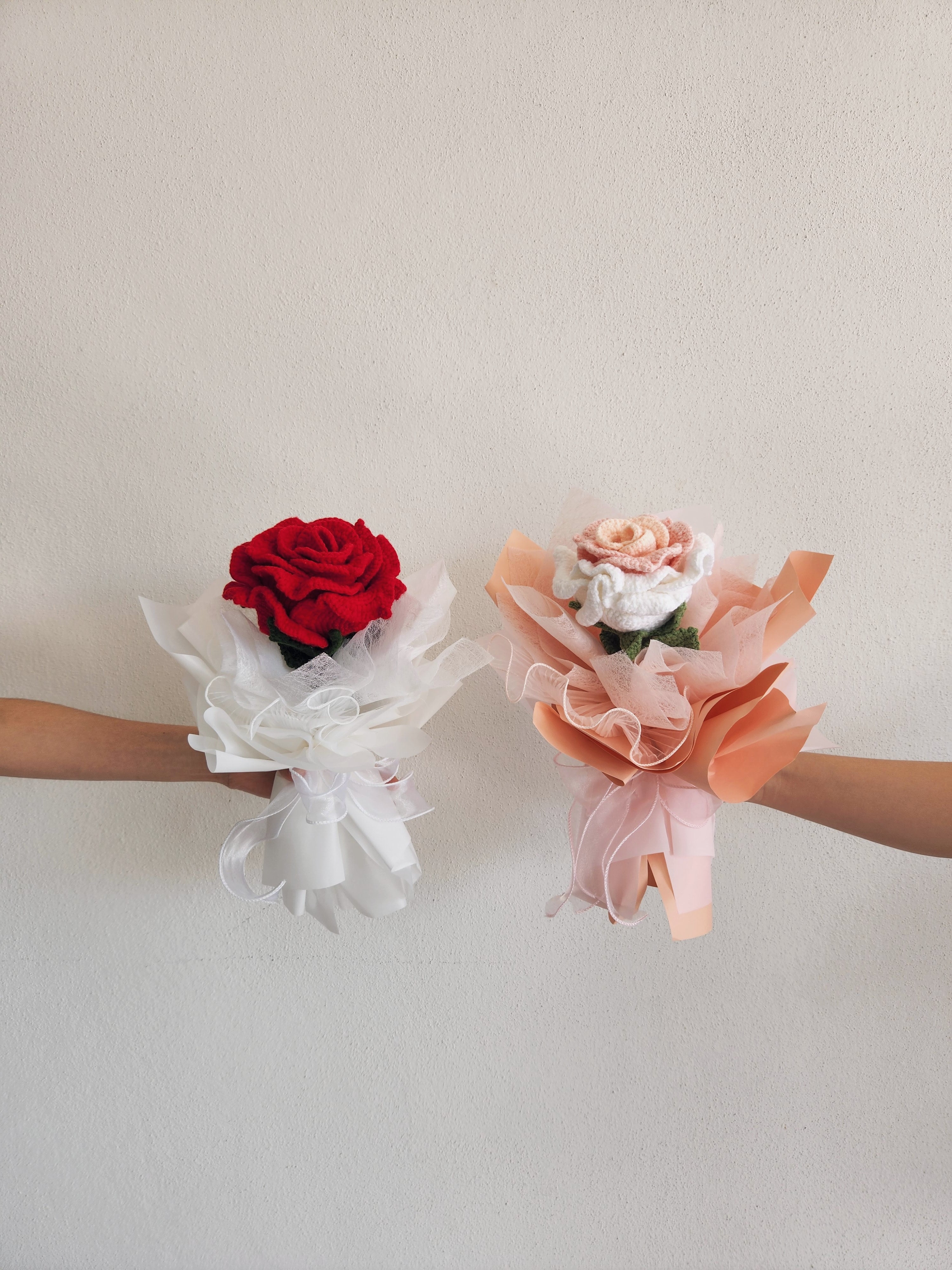 Double Love Red Rose Bouquet