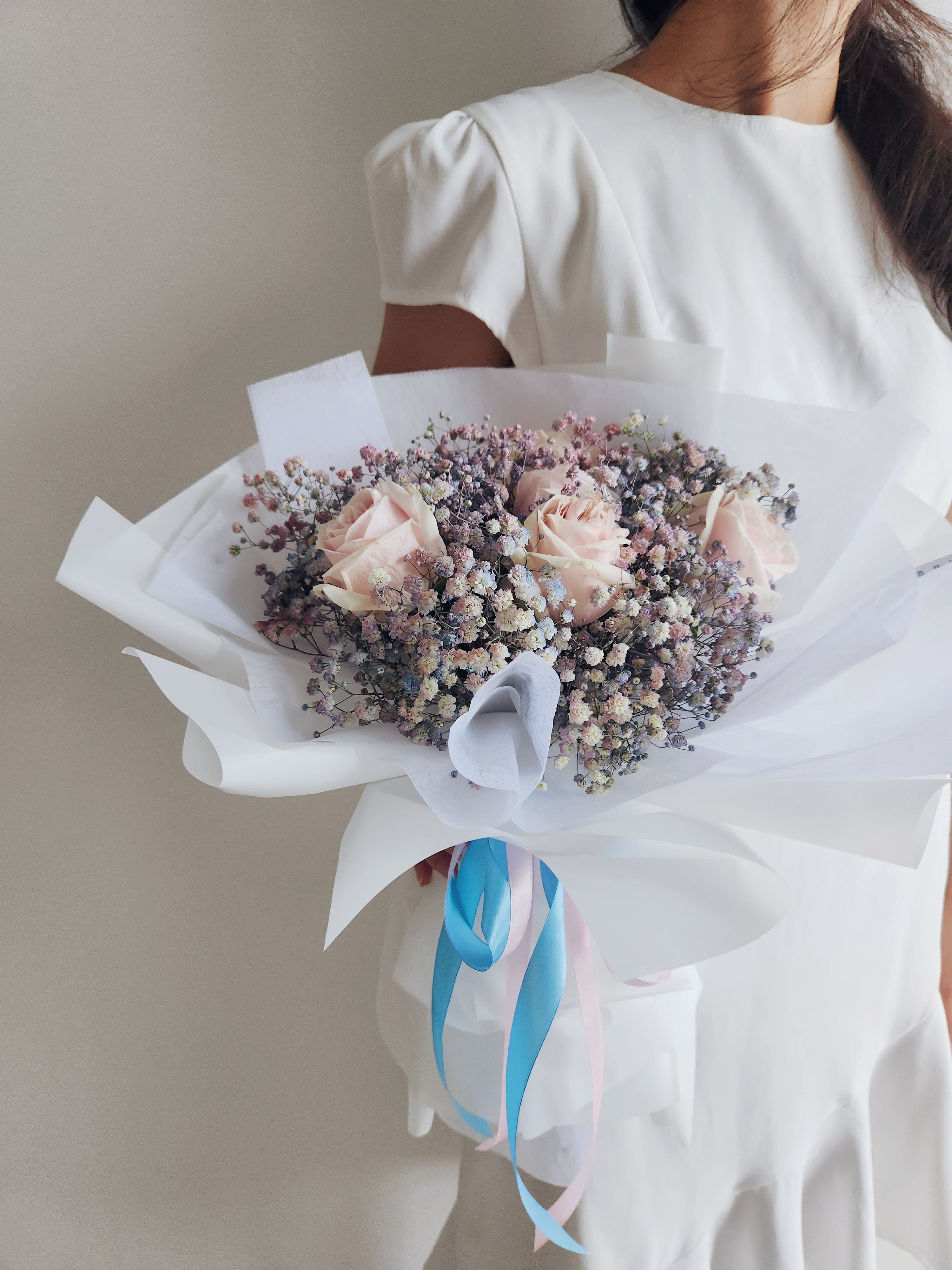 Ice Ice Pink Rose Bouquet