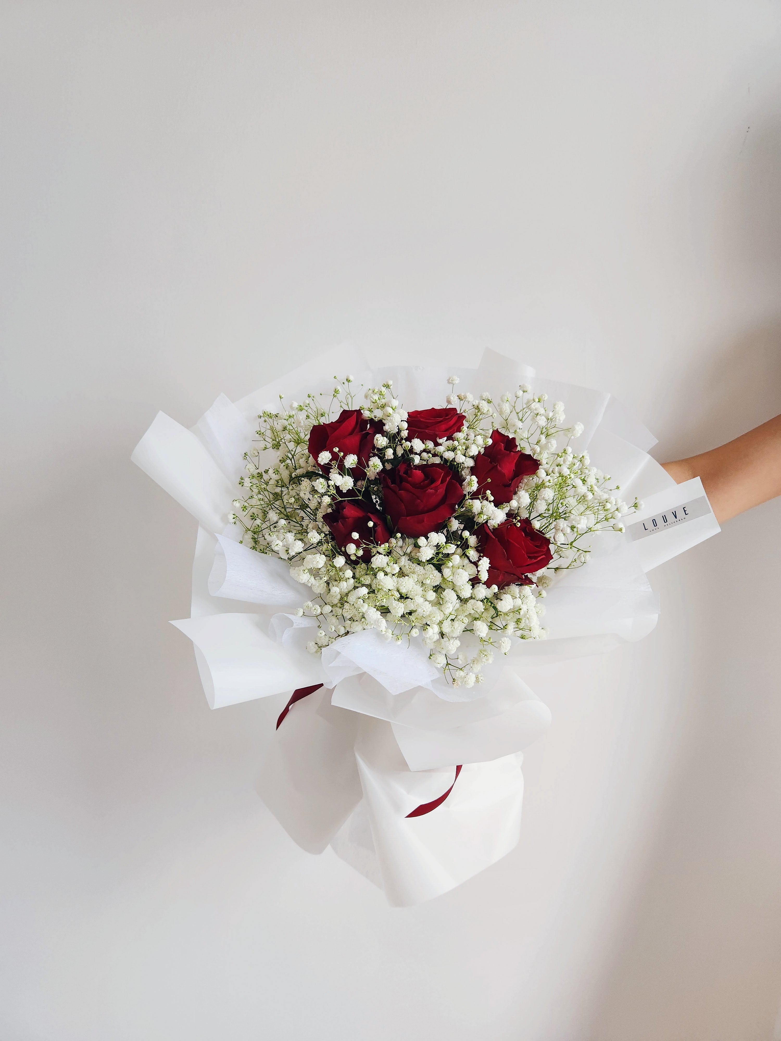 Ice Ice Red Rose Bouquet