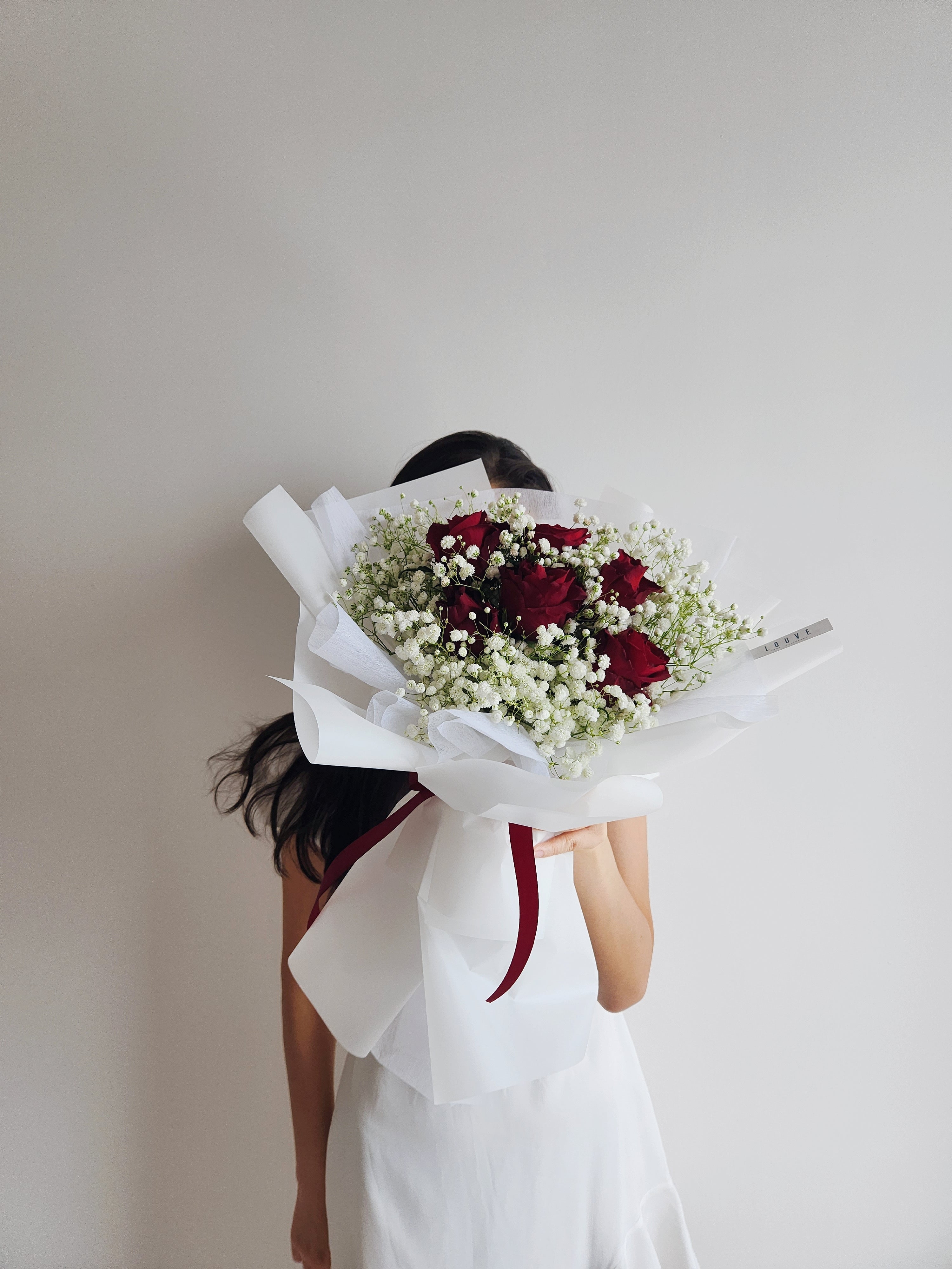 Ice Ice Red Rose Bouquet