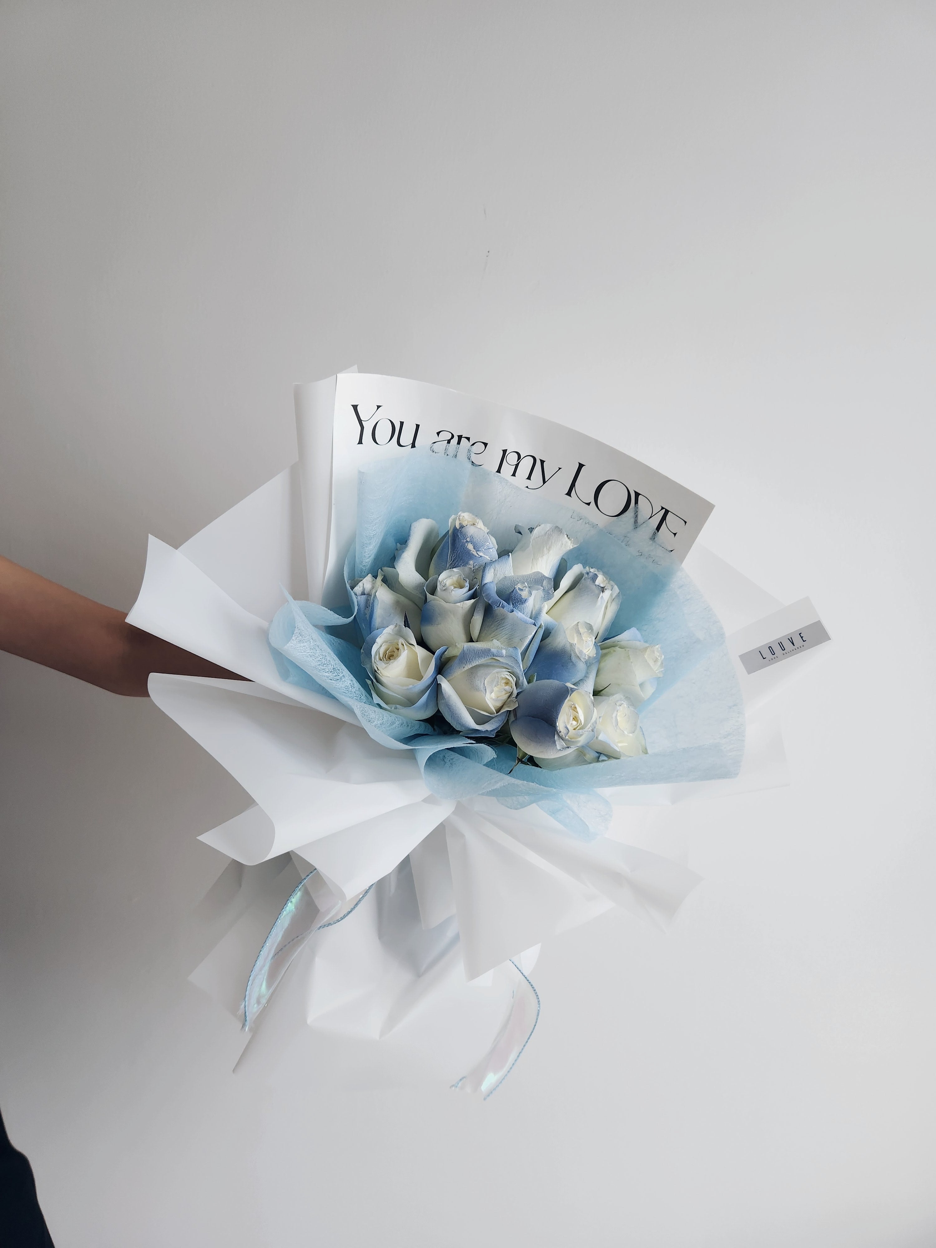 Blue Venom Rose Bouquet