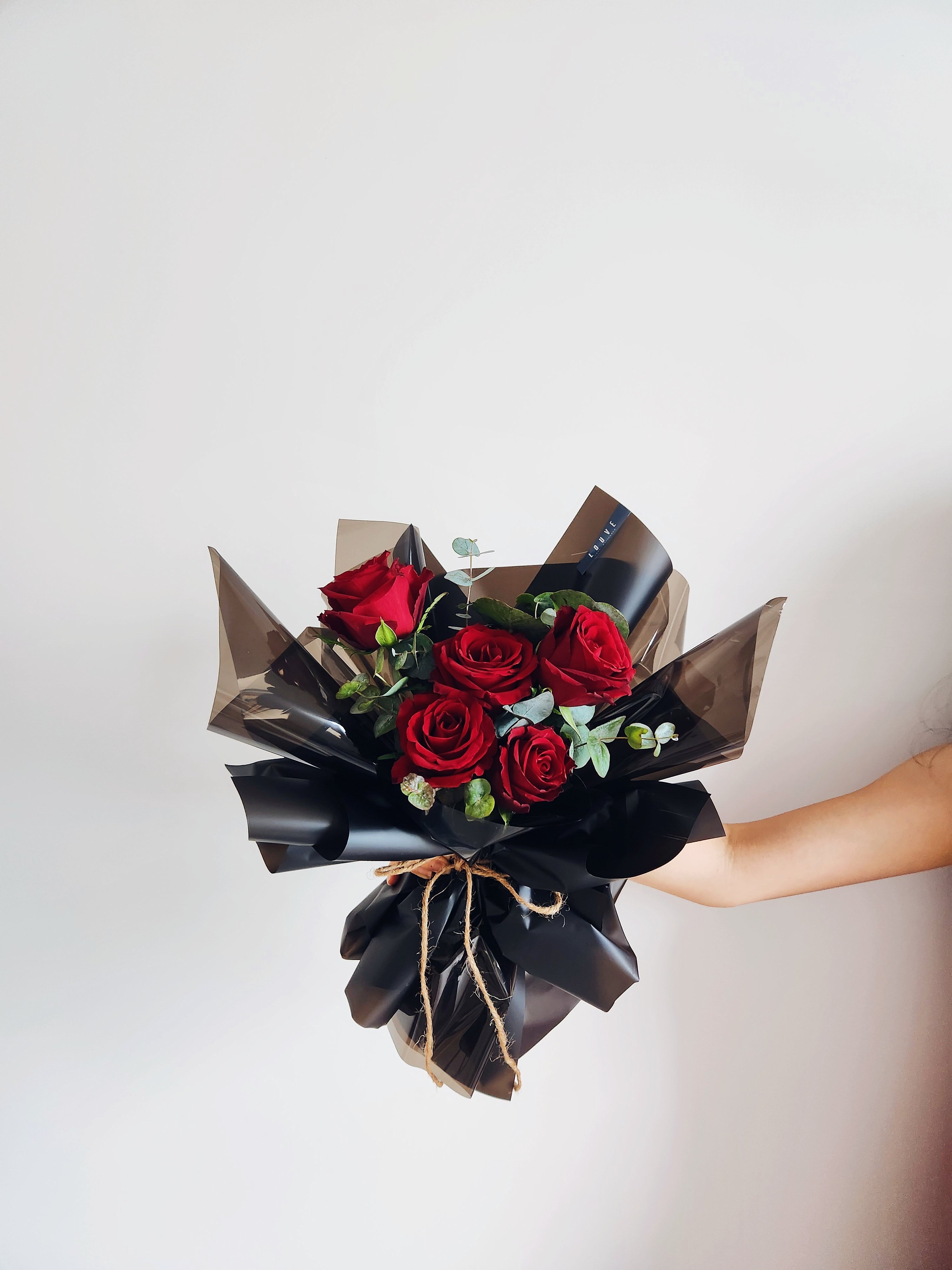 Black Romance Rose Bouquet