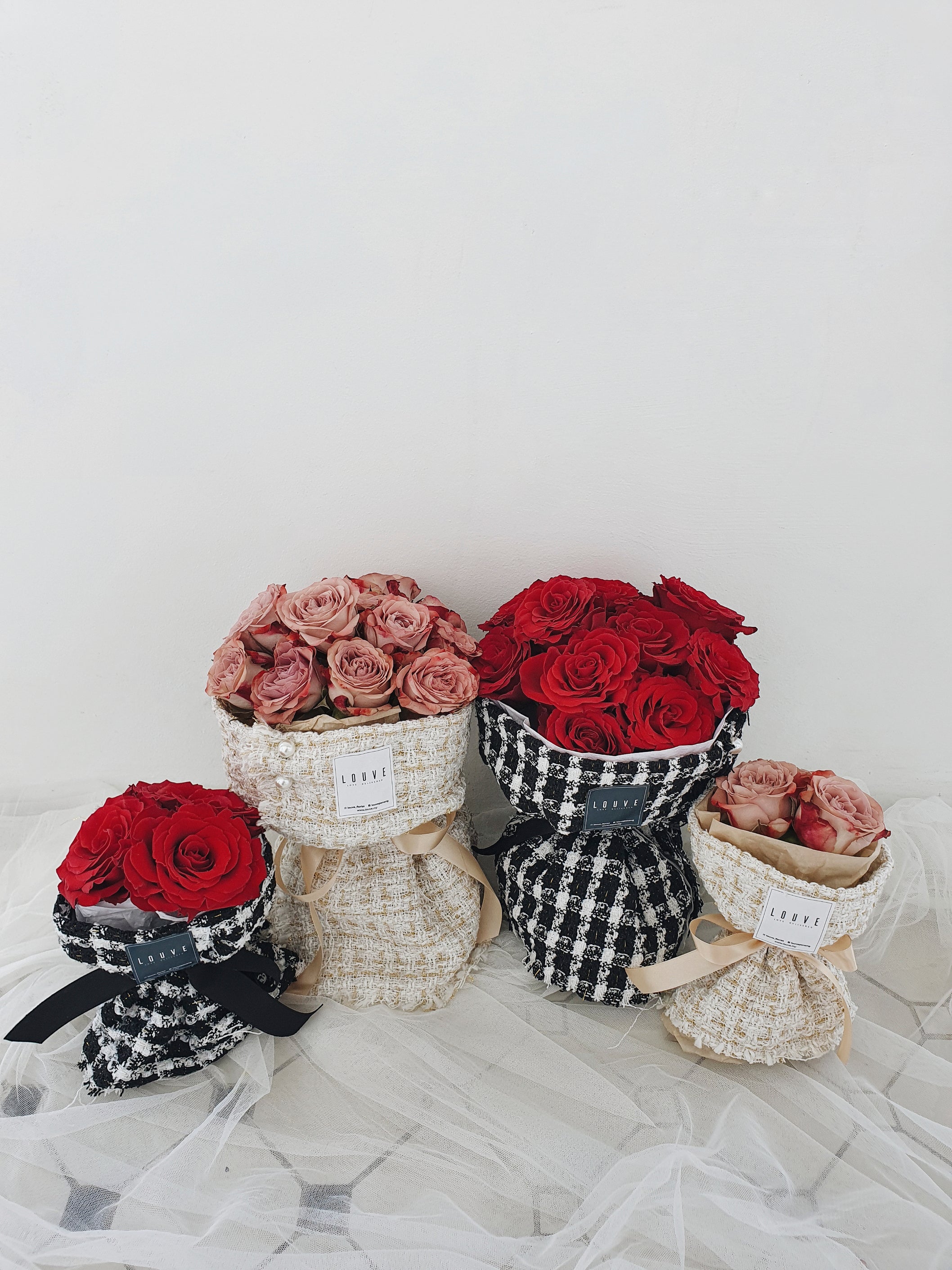 50 Rose Chanel Bouquet – L & G Flower Shop