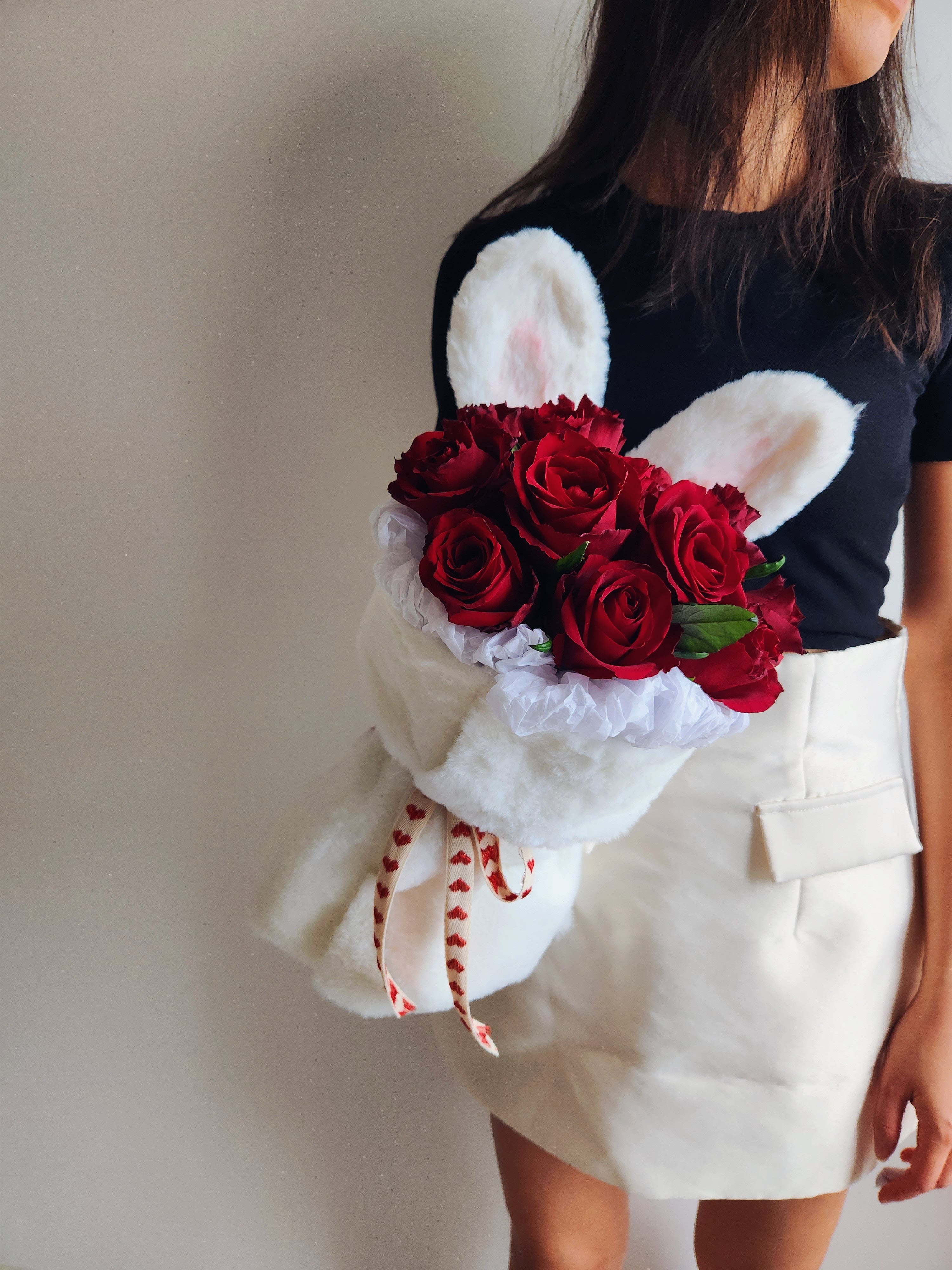 Snowball Rose Bouquet