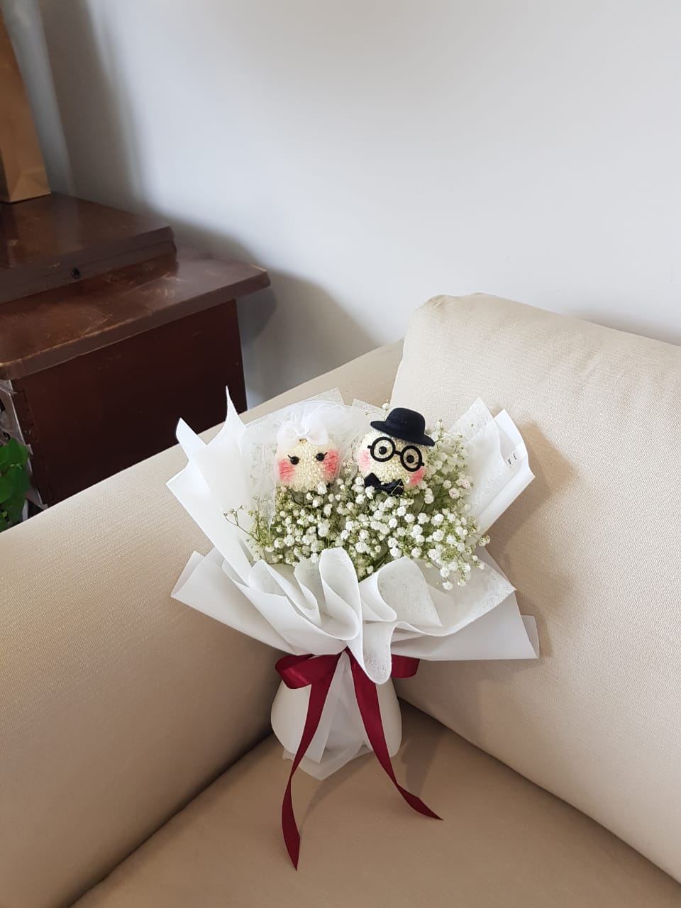 Mr & Mrs Right Flower Bouquet